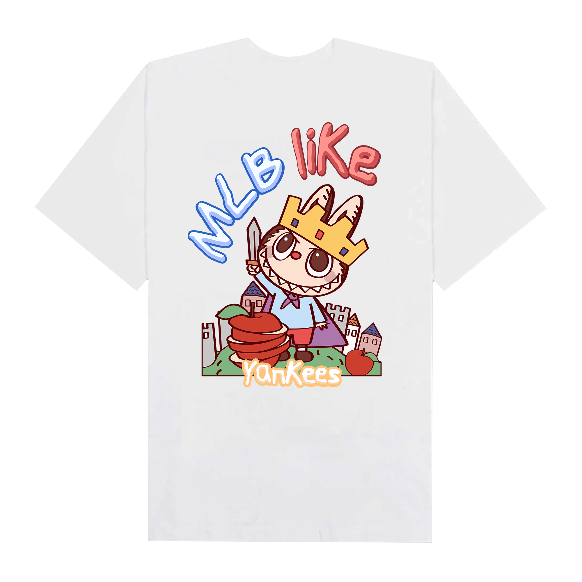 MLB Labubu Apple King T-Shirt