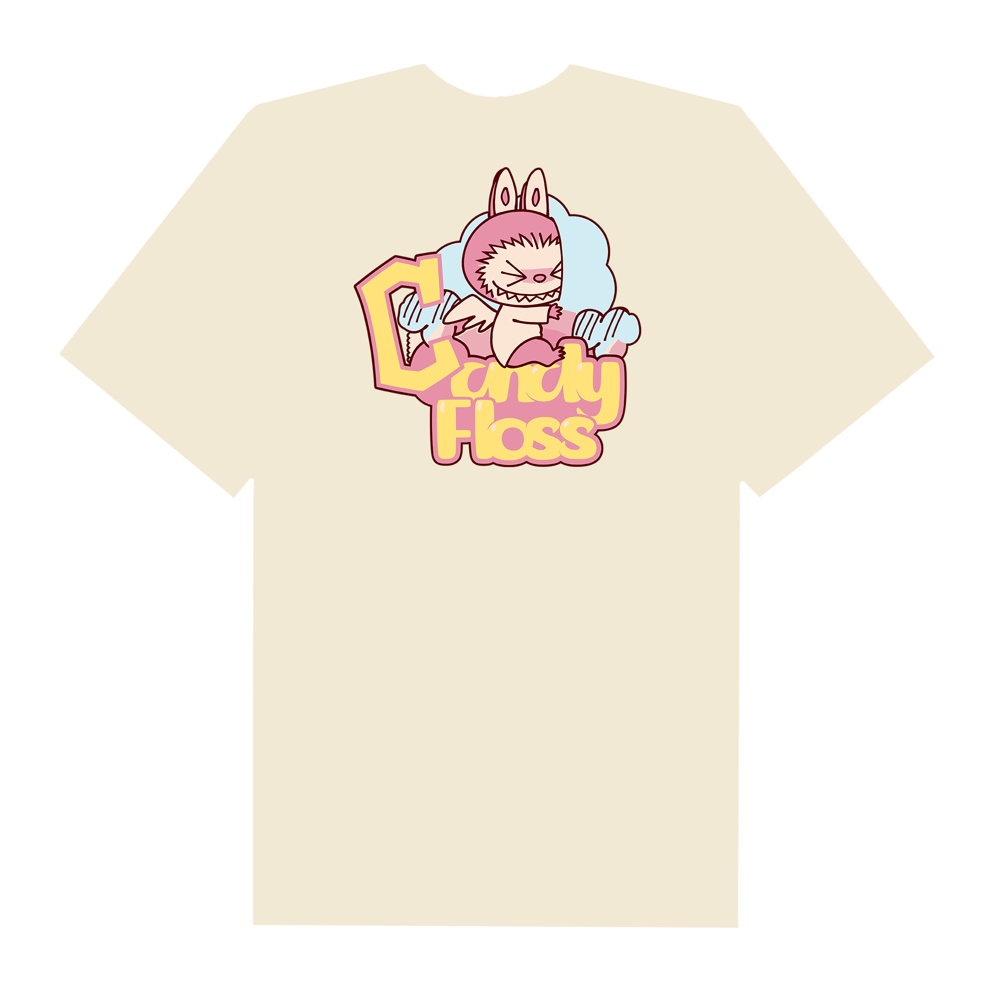 MLB Labubu Candy Floss Cleveland Guardians T-Shirt