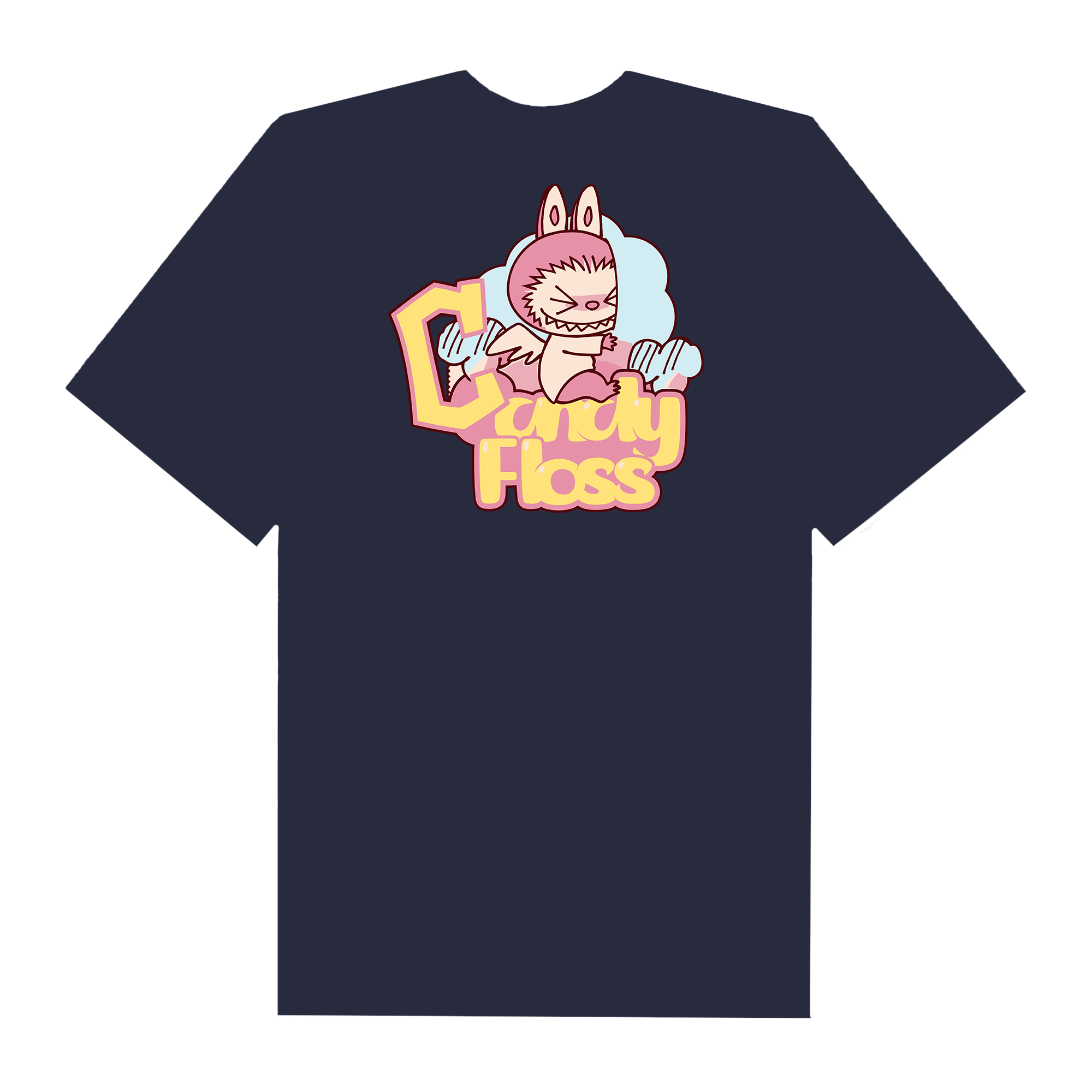 MLB Labubu Candy Floss Cleveland Guardians T-Shirt