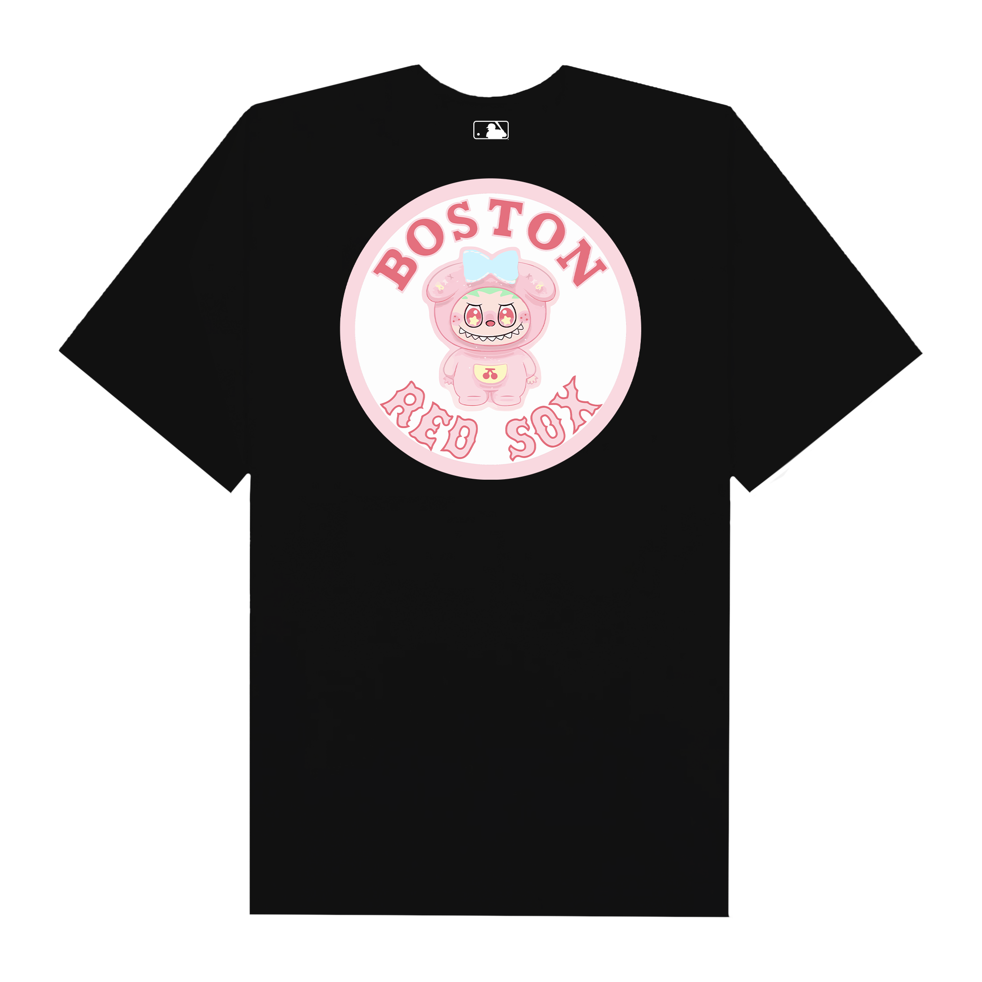 MLB Labubu Cherry Red Sox T-Shirt