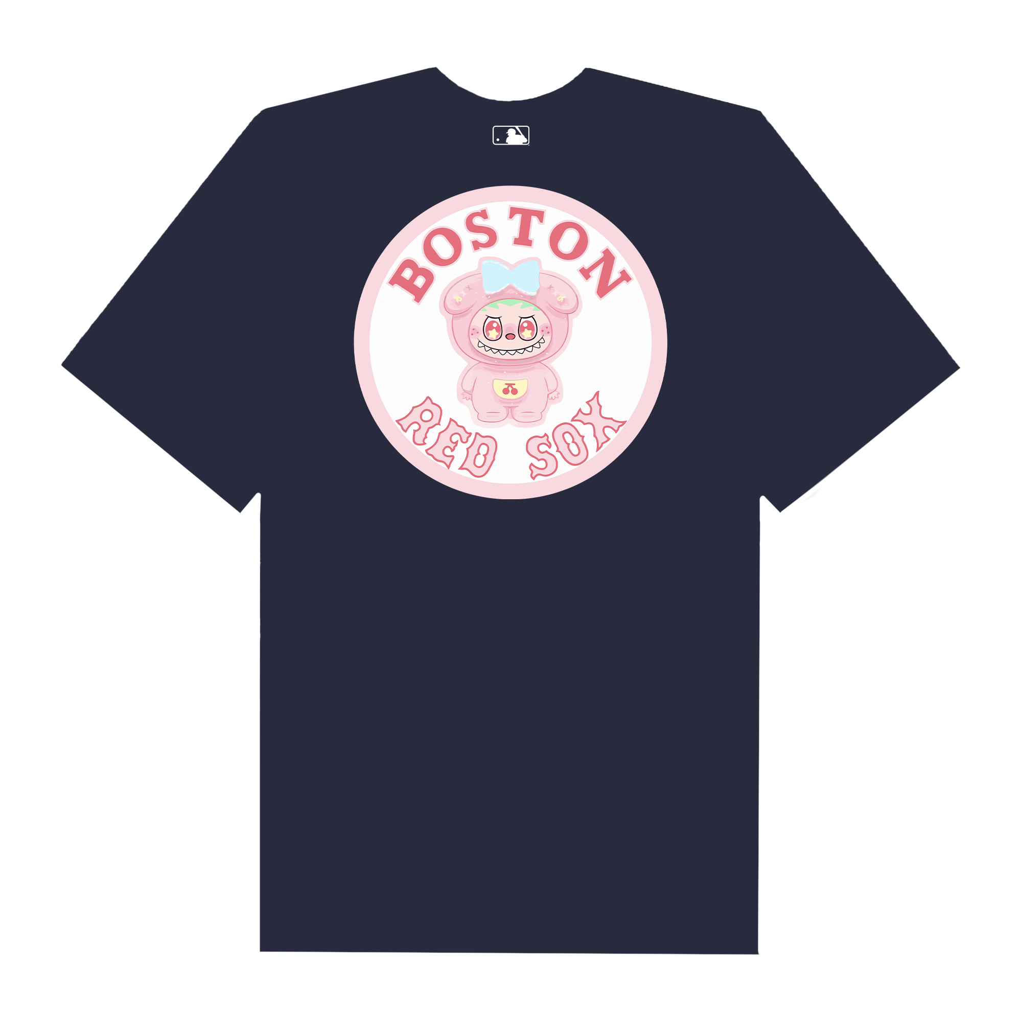 MLB Labubu Cherry Red Sox T-Shirt