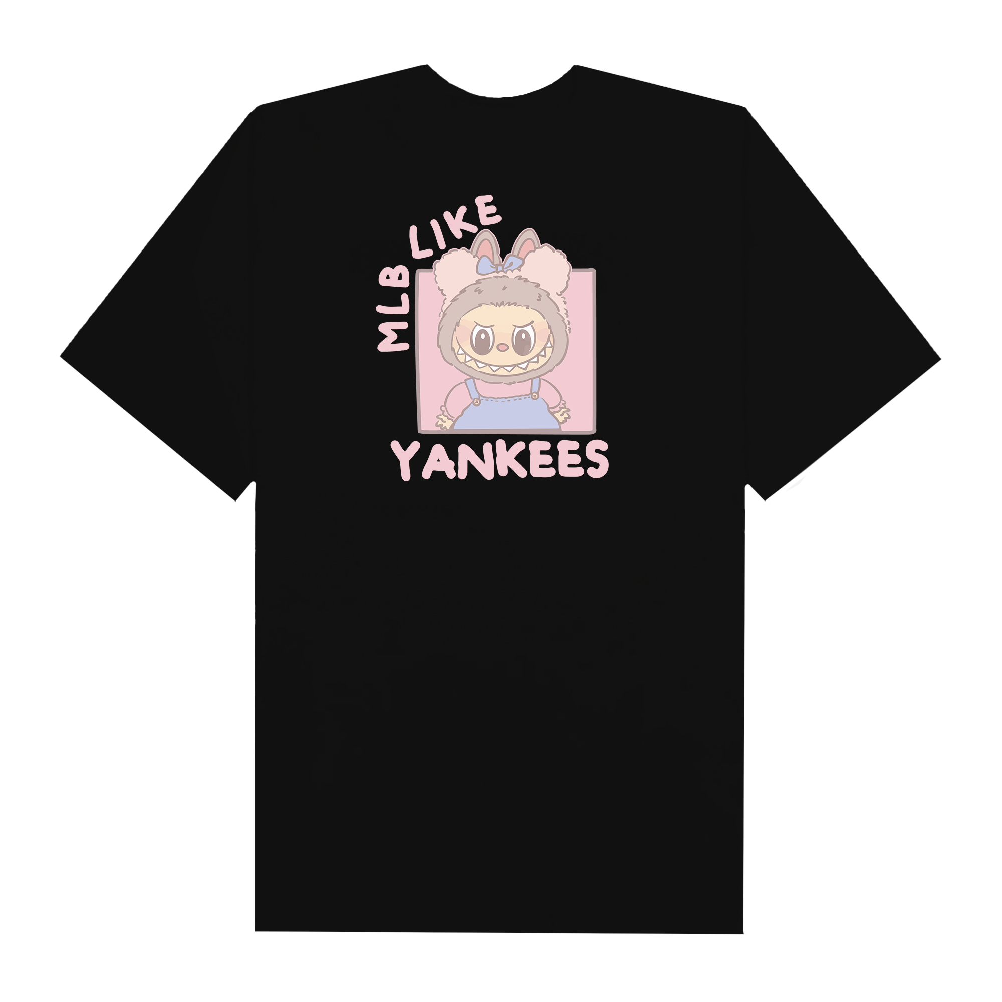 MLB Labubu Cute Like Yankees T-Shirt