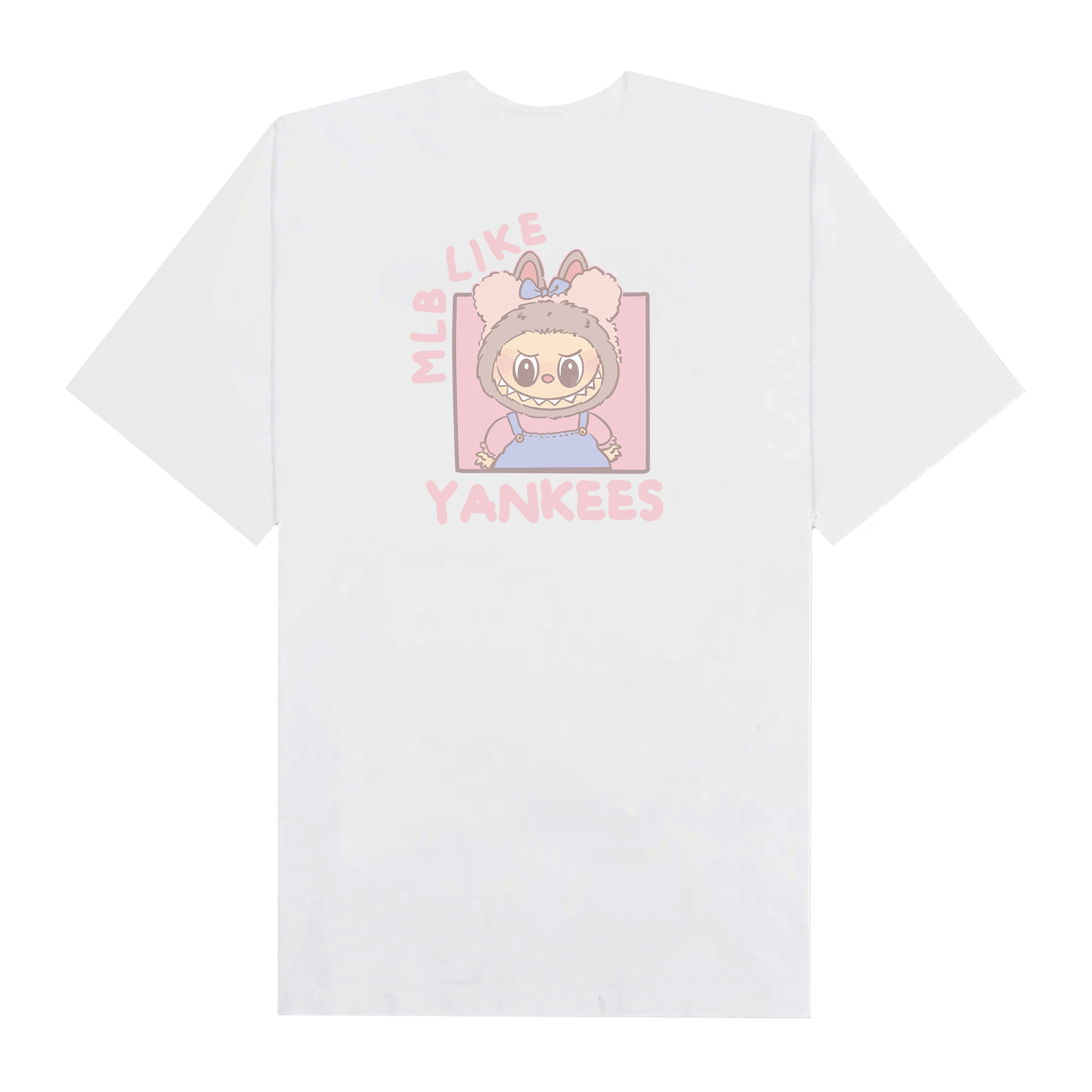 MLB Labubu Cute Like Yankees T-Shirt