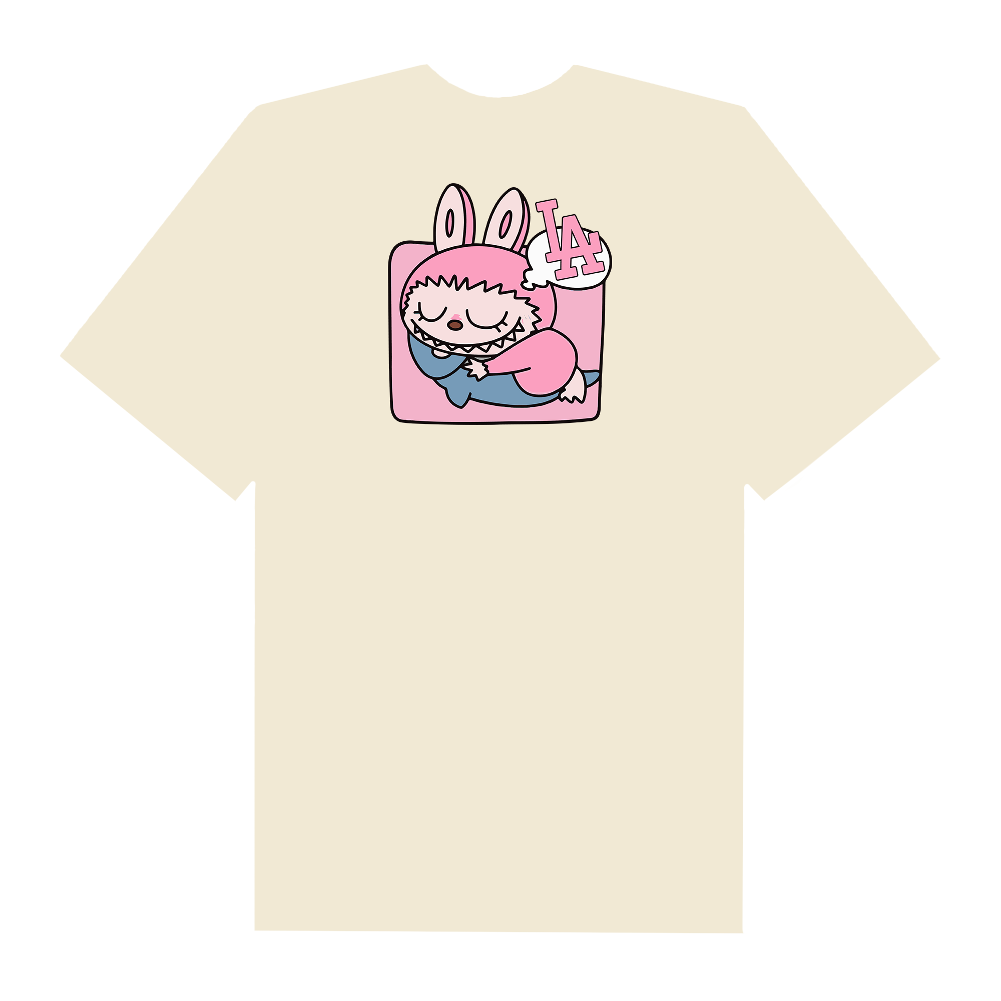 MLB Labubu LA Sleepy Fishy T-Shirt