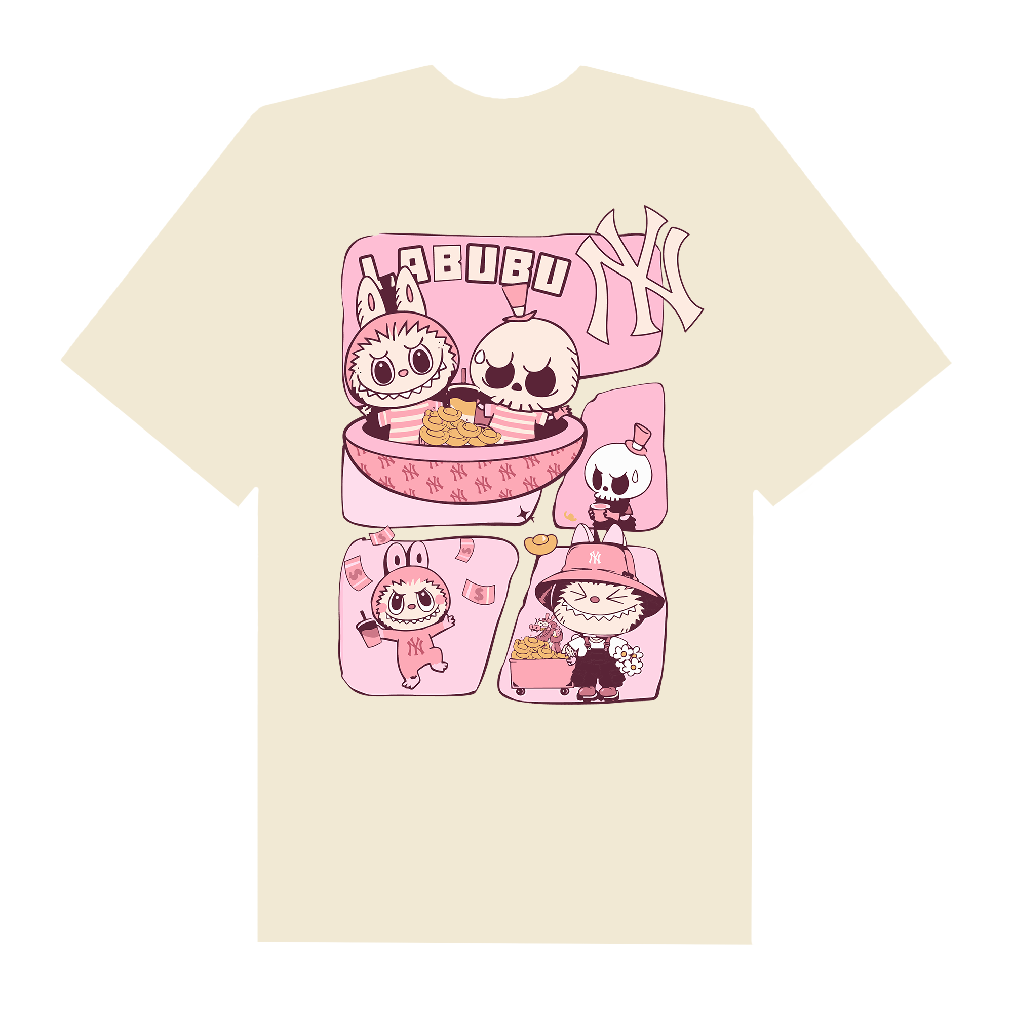 MLB Labubu Money NY T-Shirt