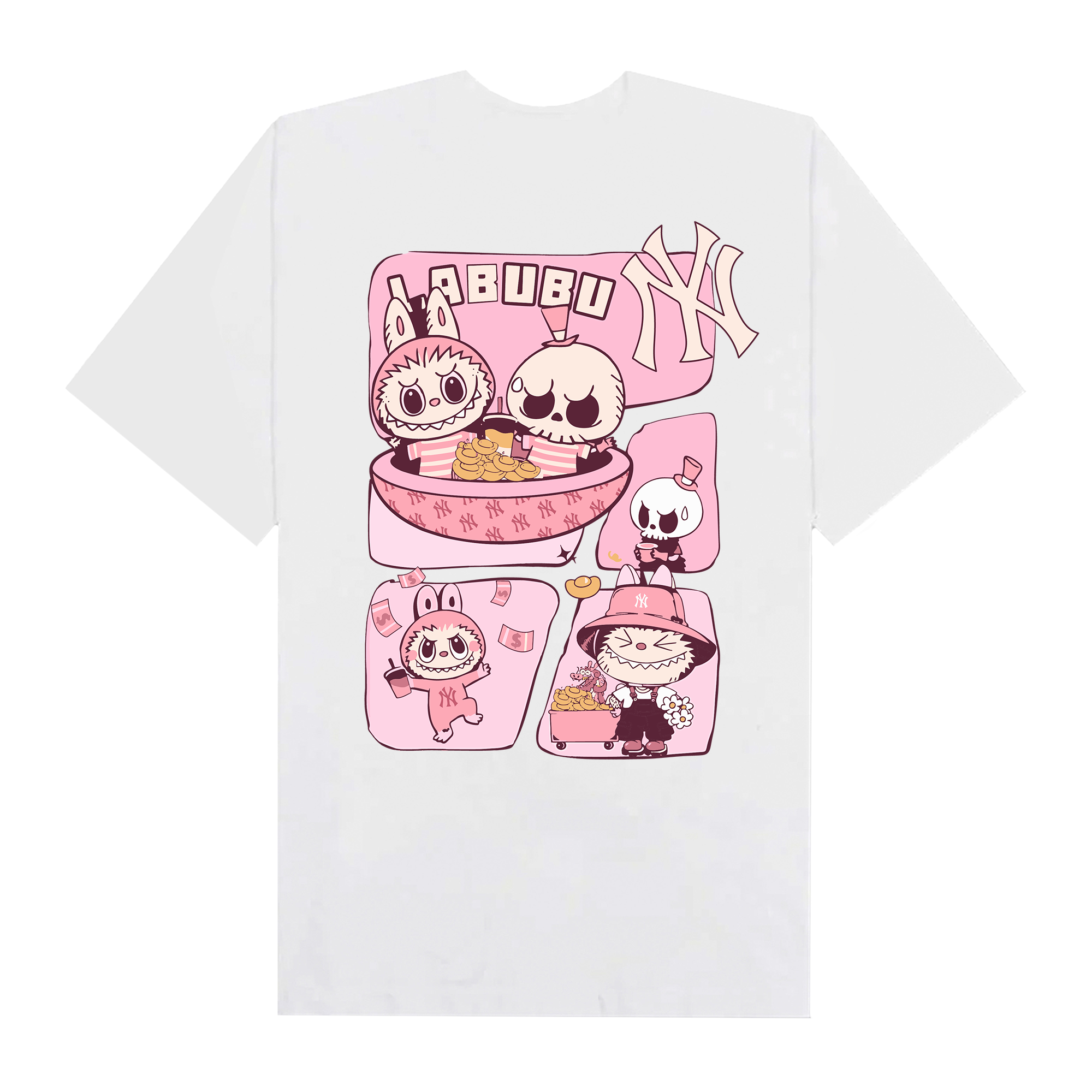 MLB Labubu Money NY T-Shirt