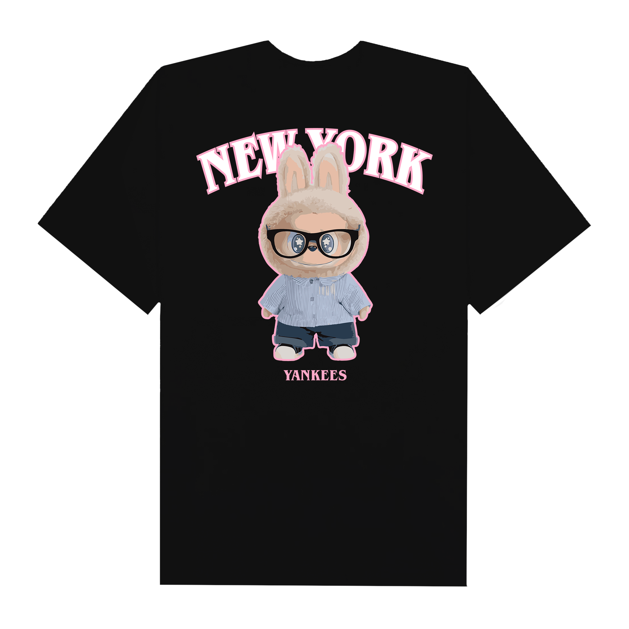 MLB Labubu New York Eyeglasses T-Shirt