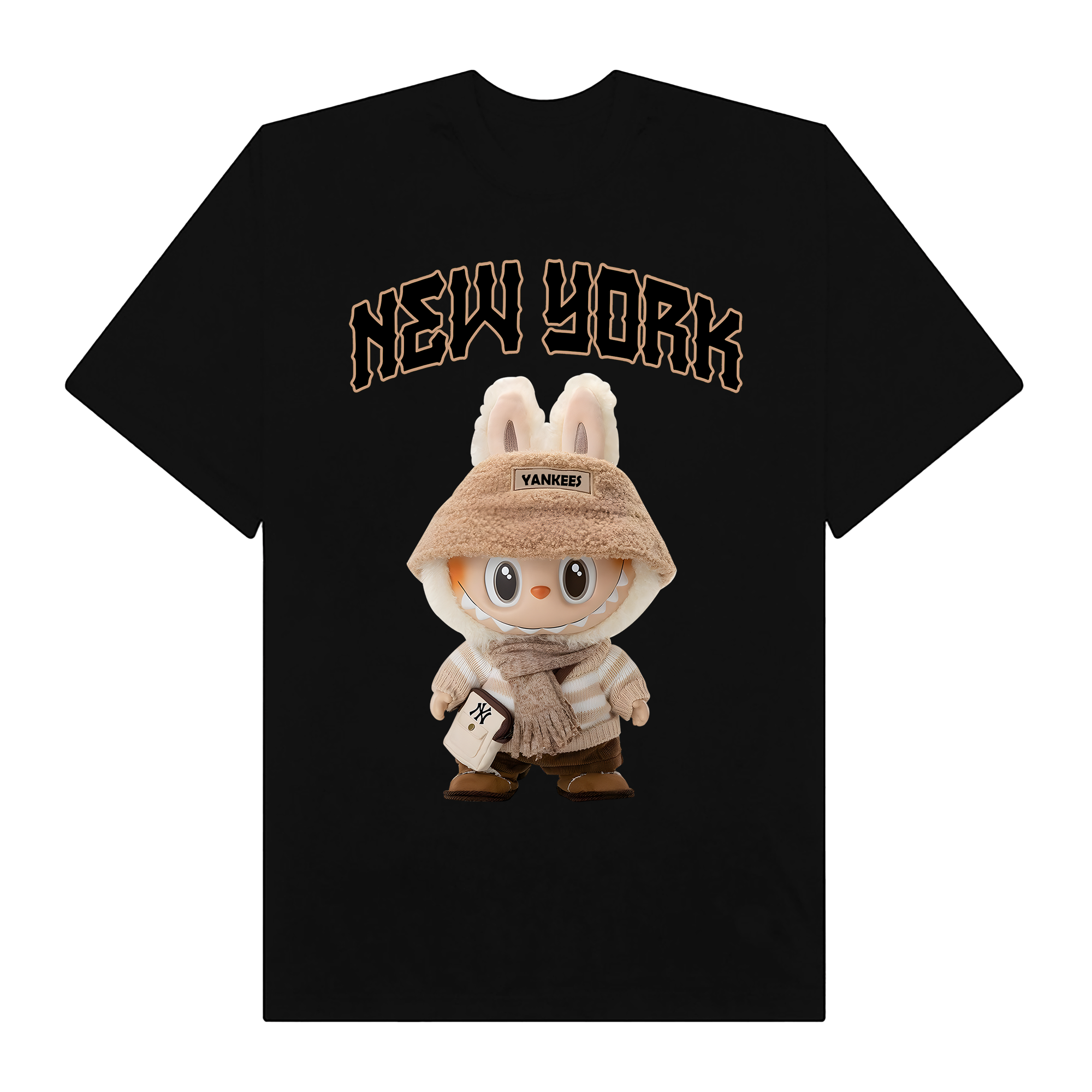 MLB Labubu New York Yankees T-Shirt