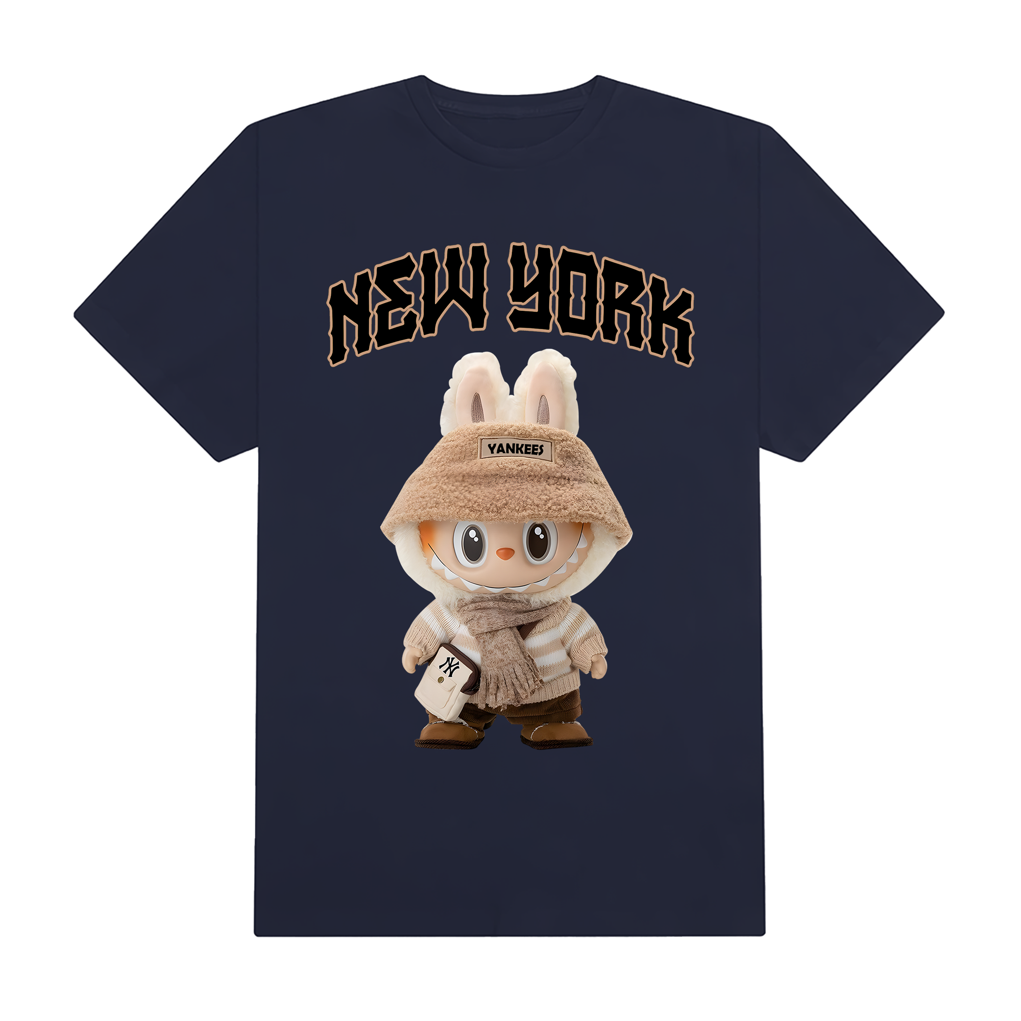 MLB Labubu New York Yankees T-Shirt