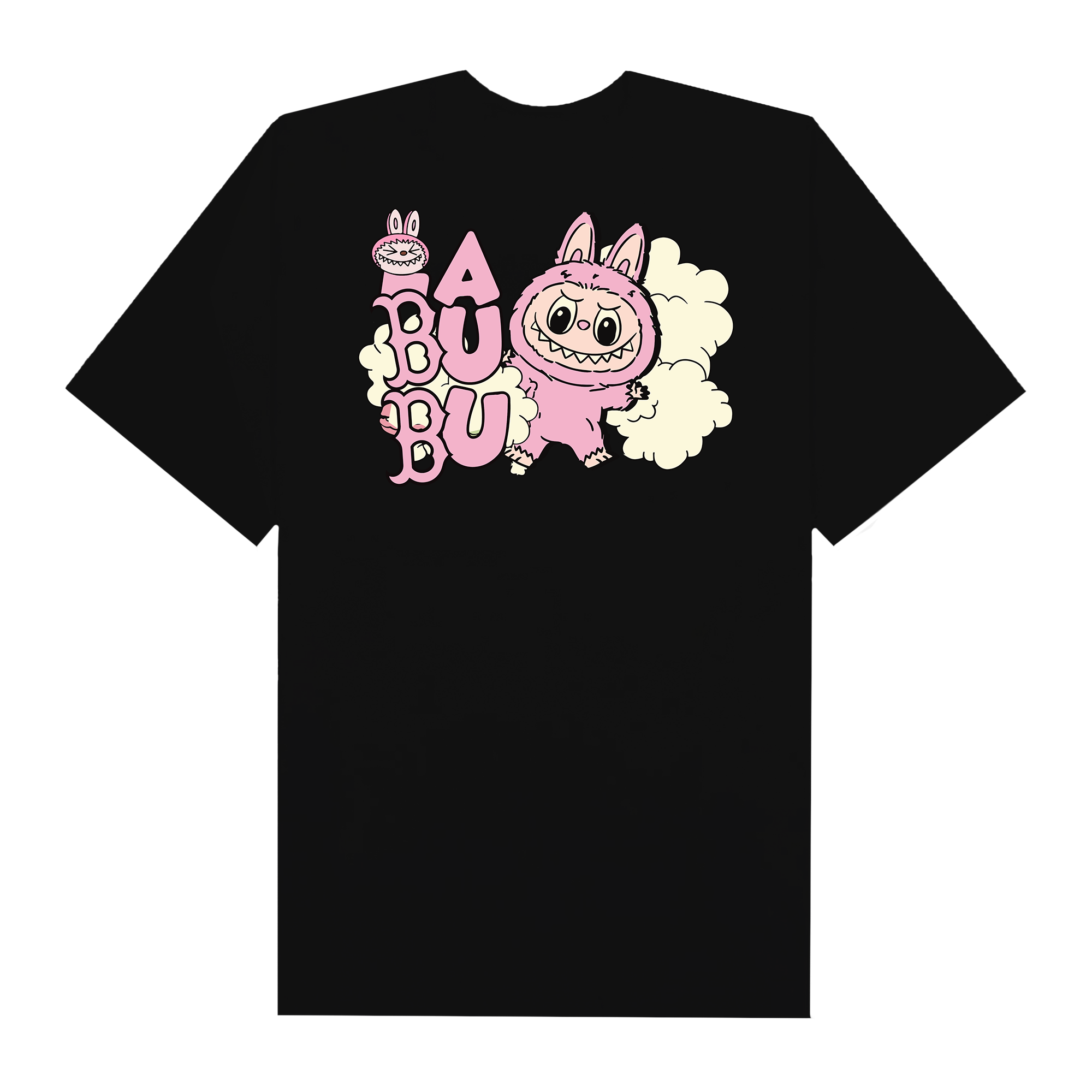 MLB Labubu Pink Cloudy Boston T-Shirt