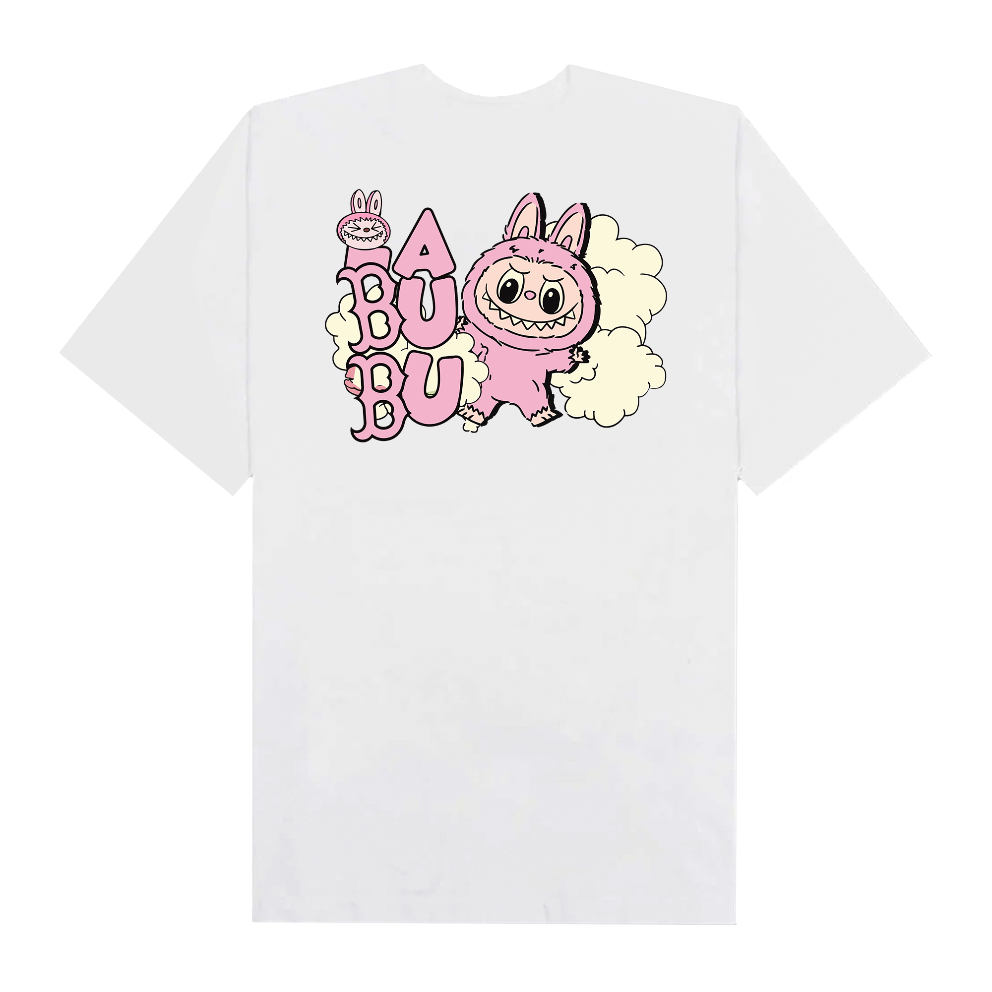 MLB Labubu Pink Cloudy Boston T-Shirt