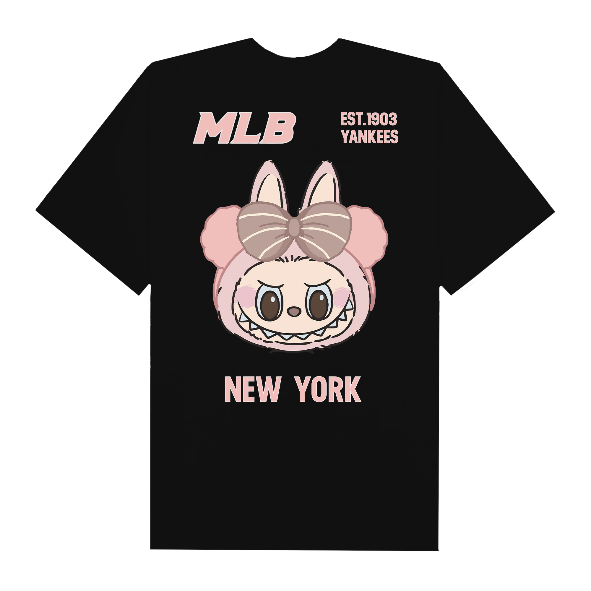 MLB Labubu Pinky New York T-Shirt