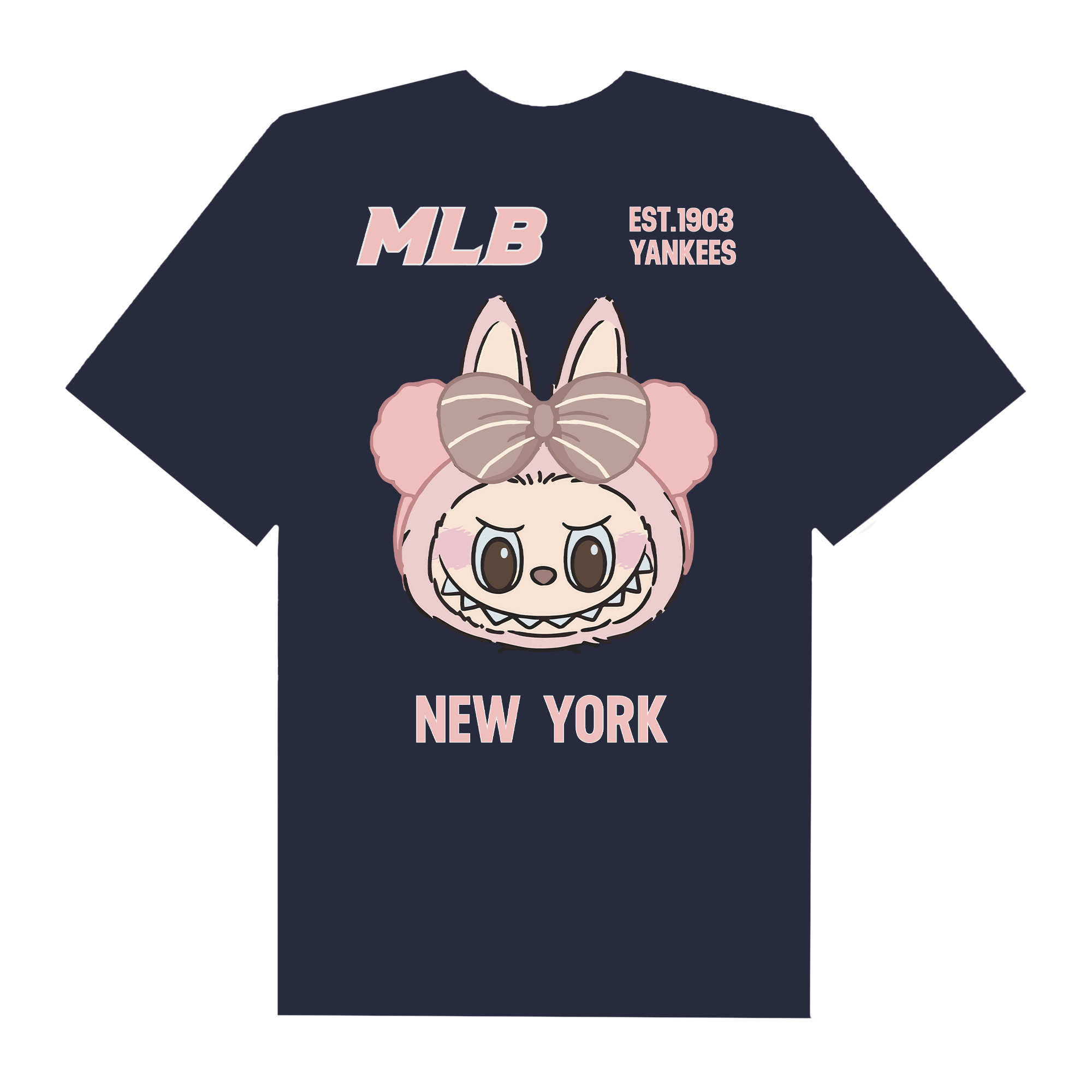 MLB Labubu Pinky New York T-Shirt