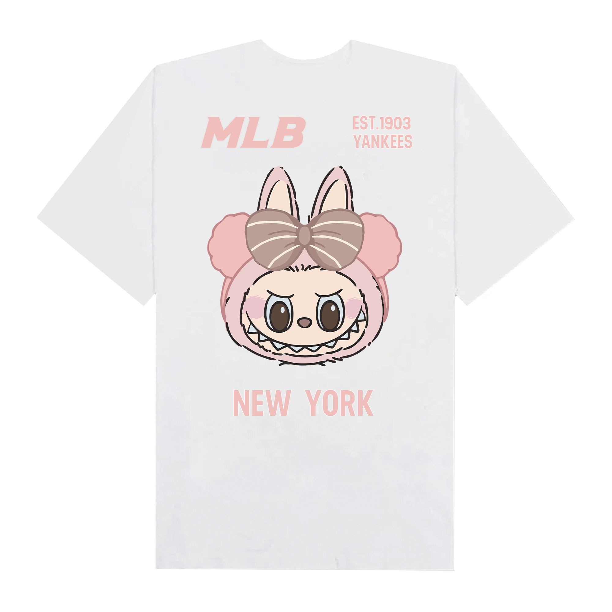 MLB Labubu Pinky New York T-Shirt