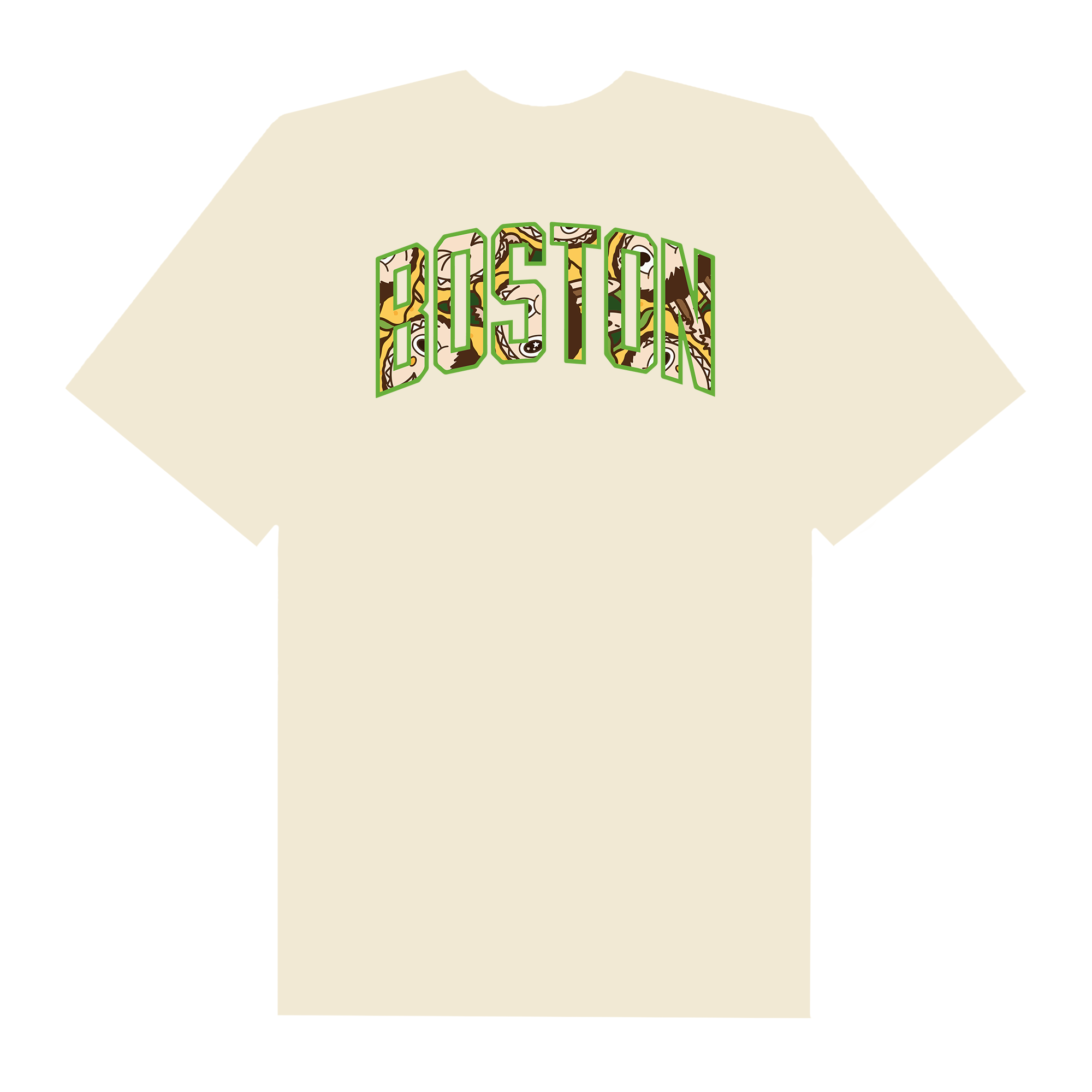 MLB Labubu Puzzel Boston T-Shirt