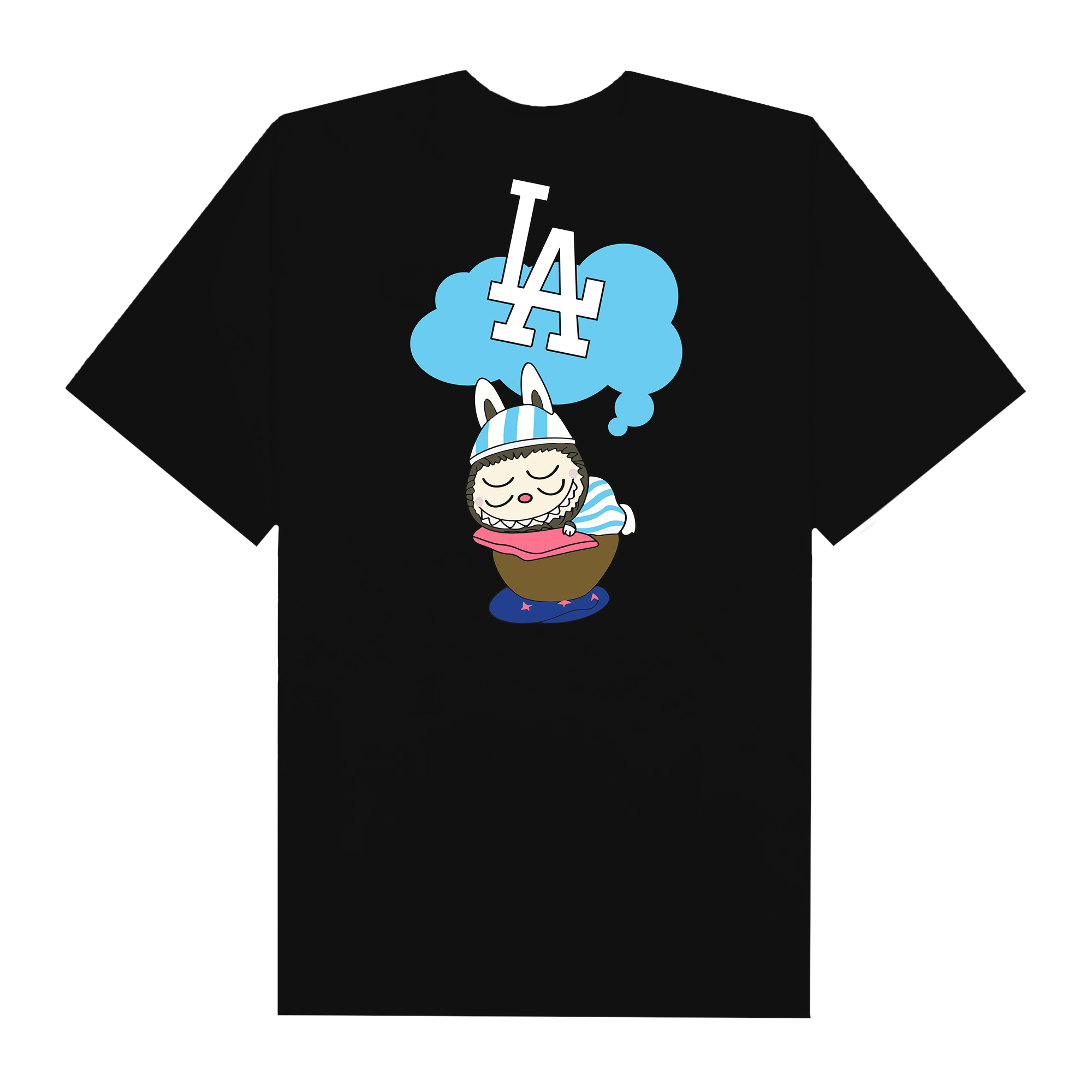 MLB Labubu Sleepy LA T-Shirt