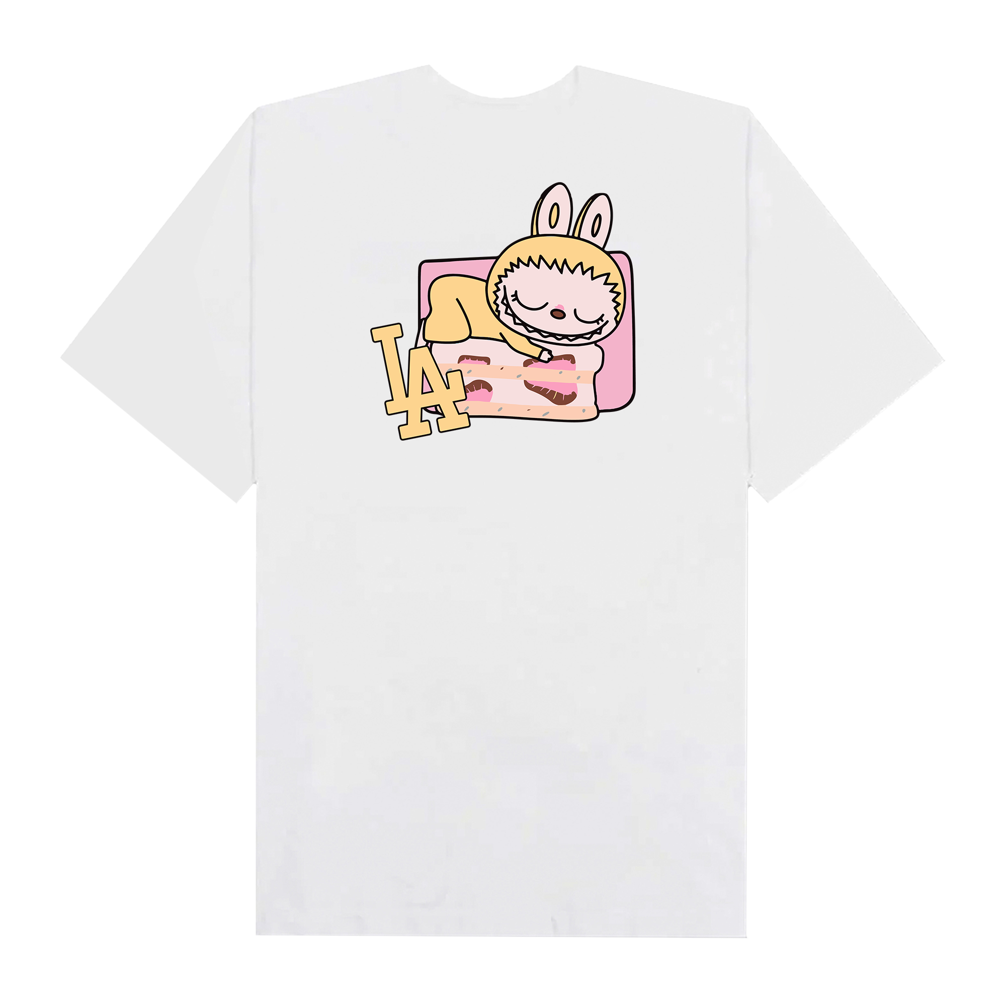 MLB Labubu Strawberry Pie LA T-Shirt