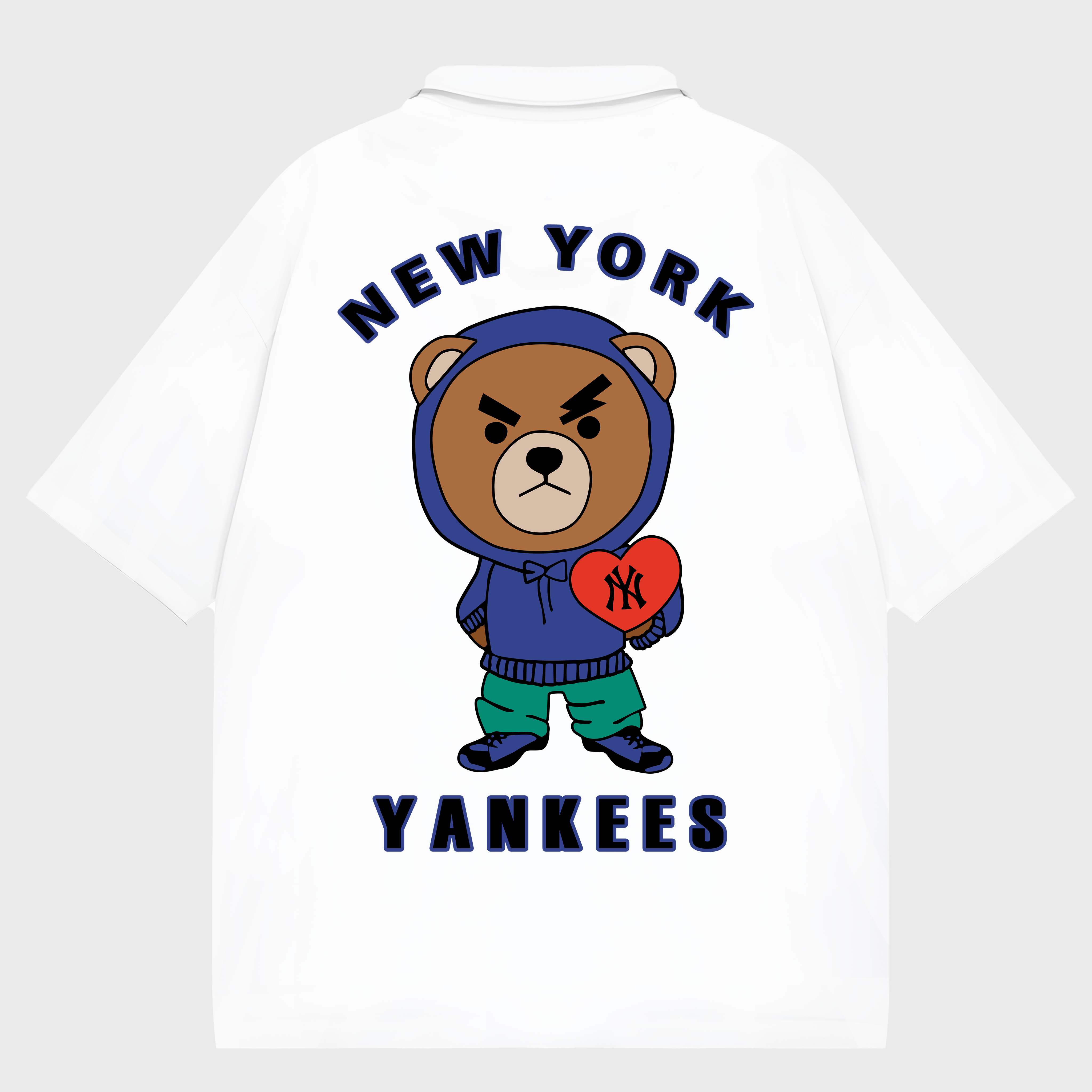 MLB New York Yankees Bear Heart Polo