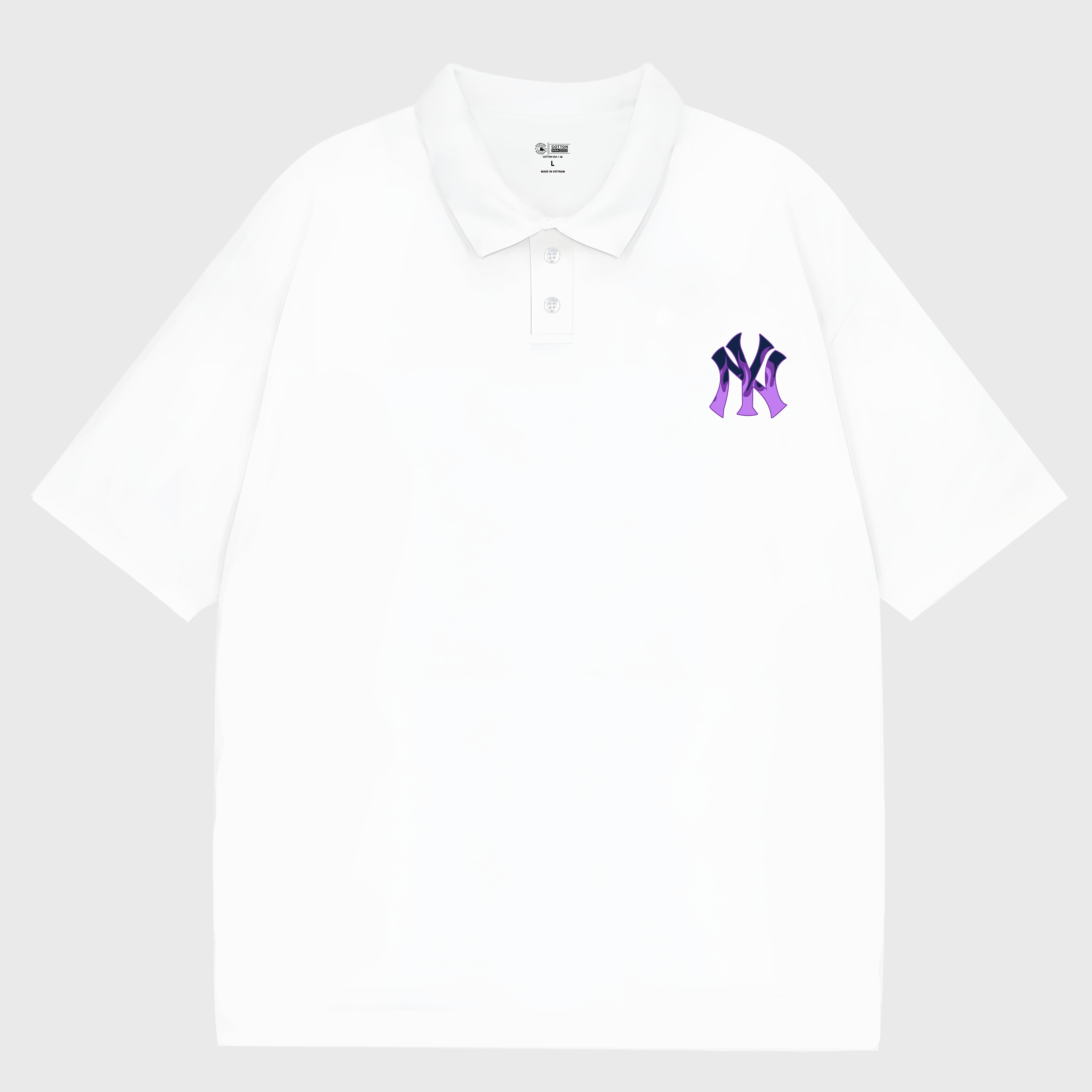 MLB New York Yankees Purple Fire Polo