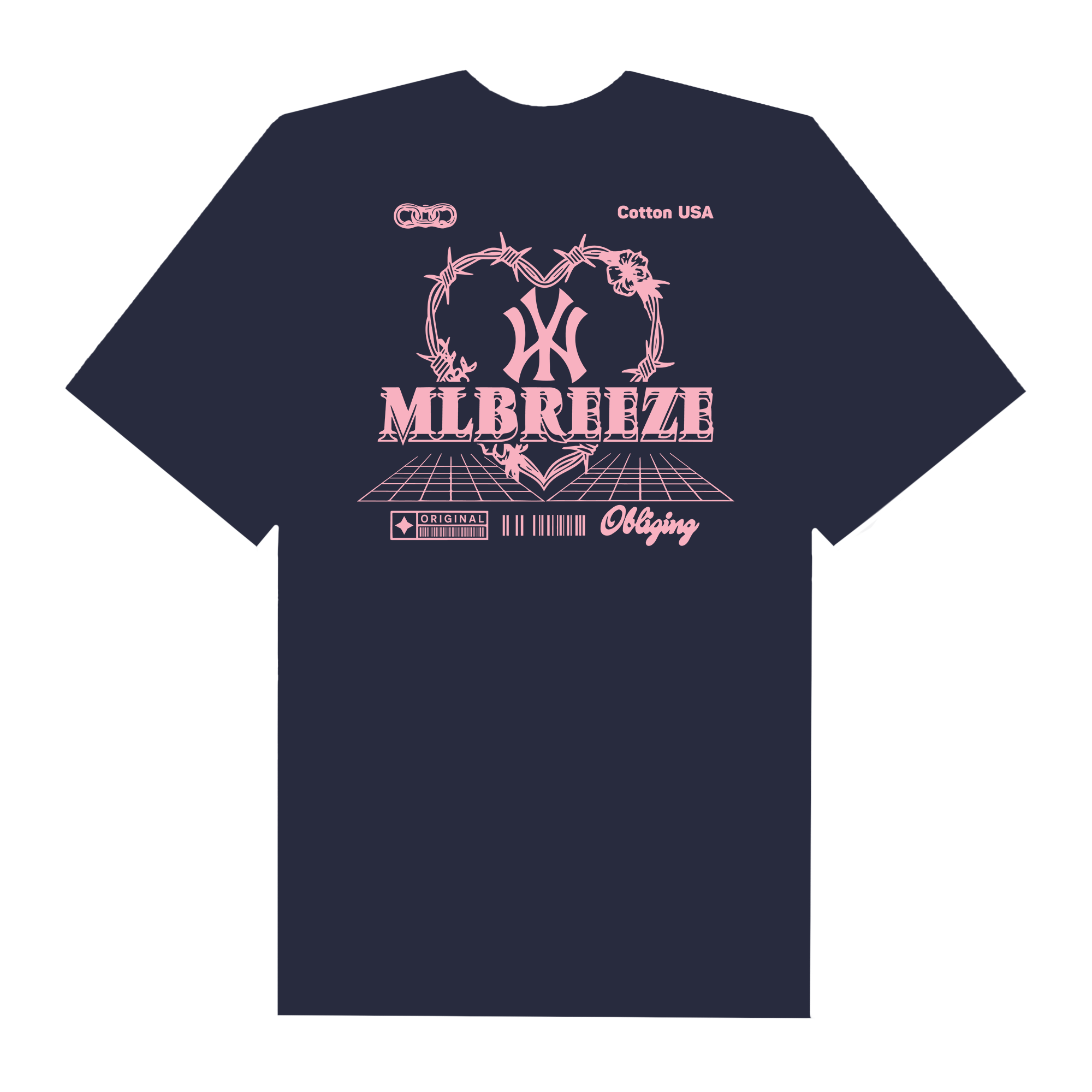 MLB Obliging Metal Heart T-Shirt