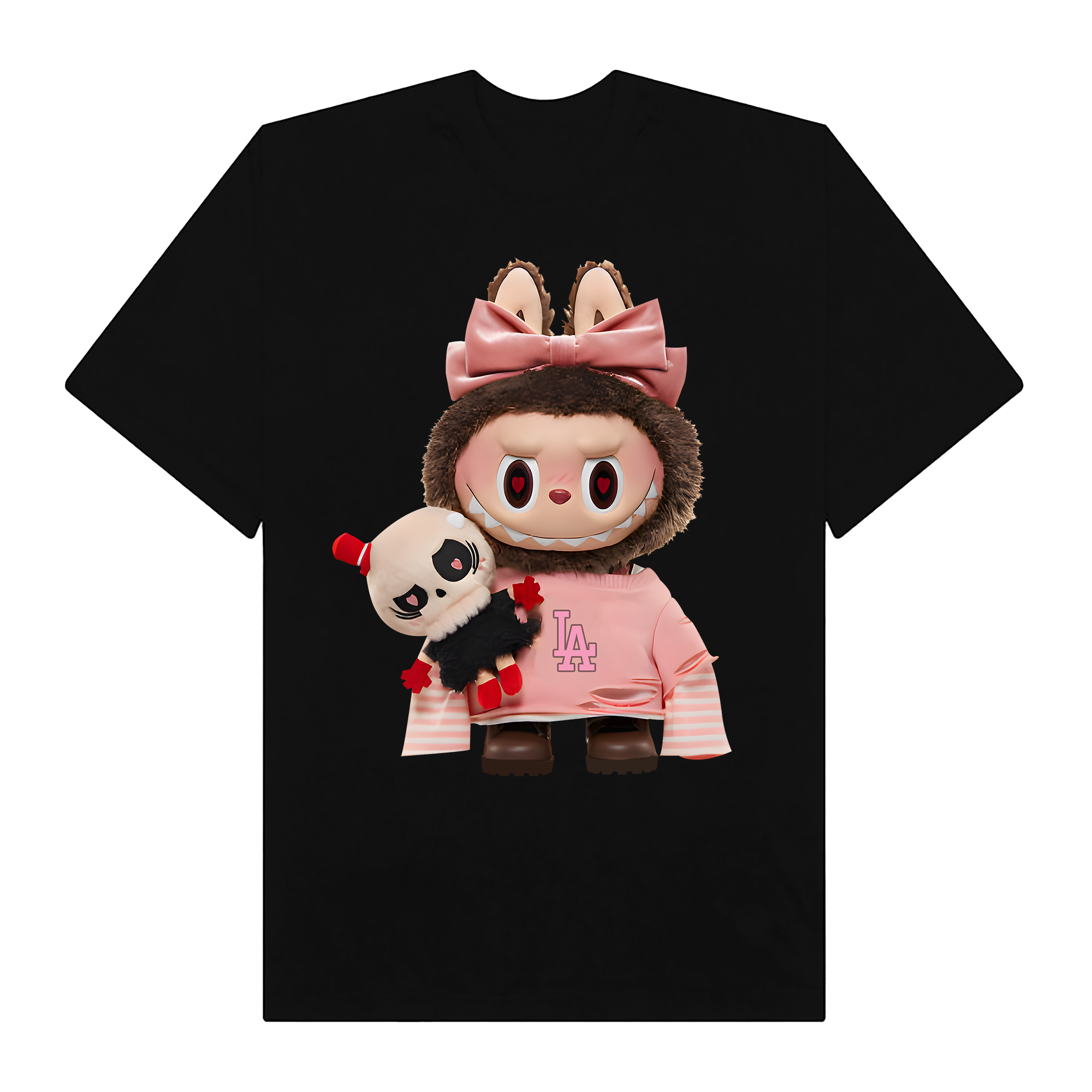 MLB Pink Labubu T-Shirt