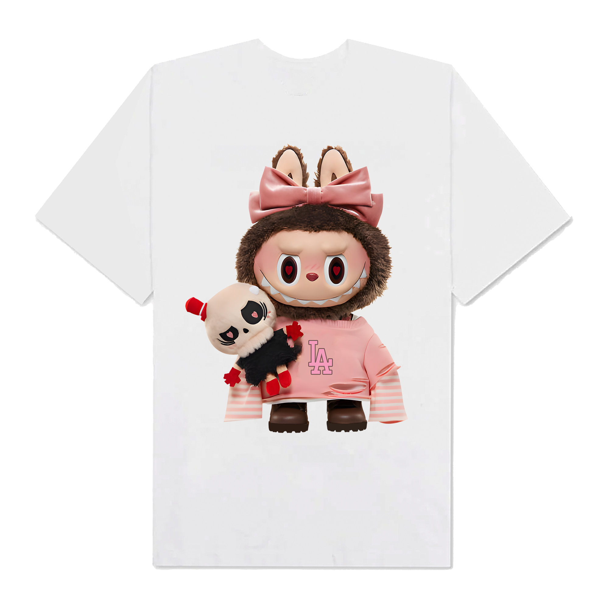 MLB Pink Labubu T-Shirt