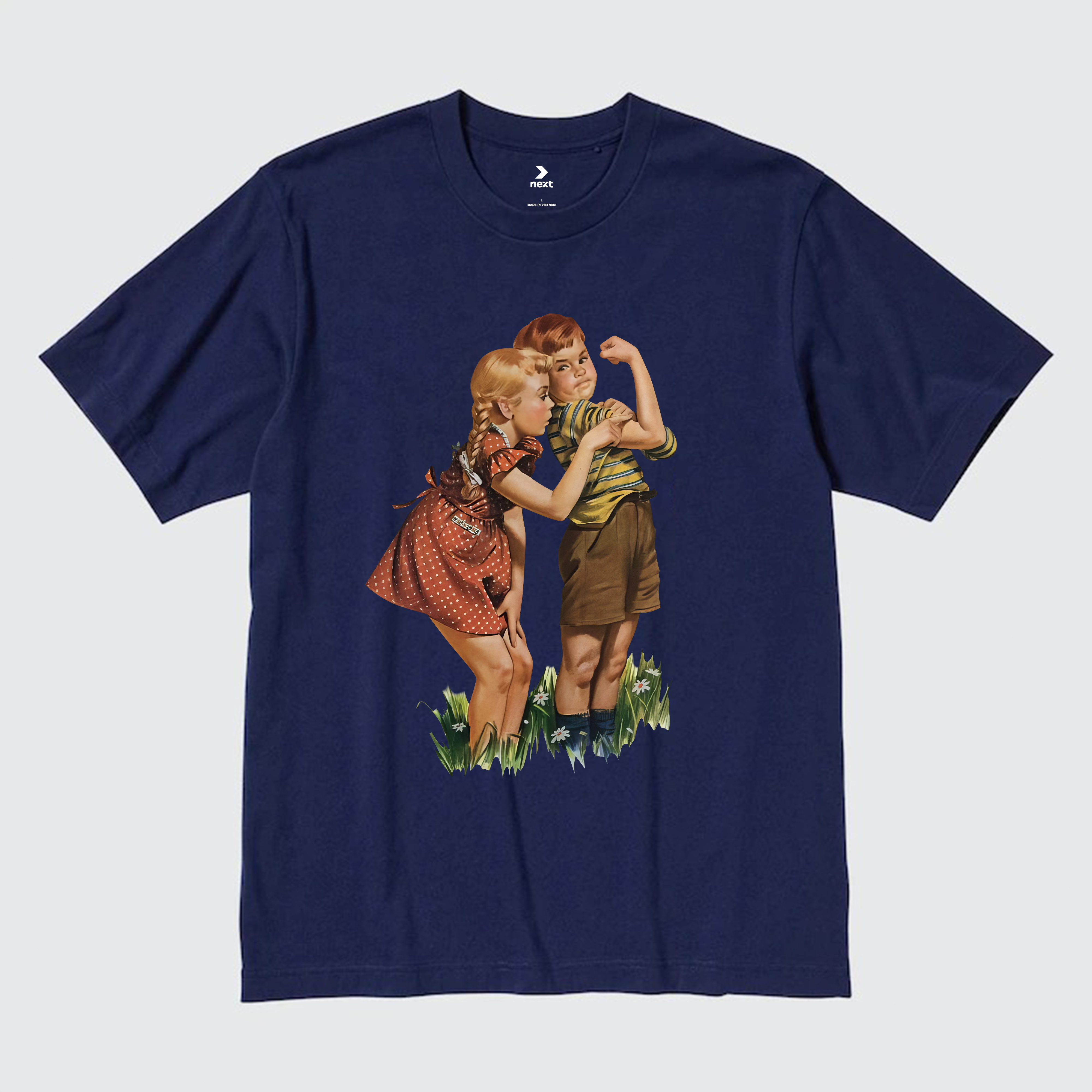 FUNNY CHILDREN T-SHIRT / NAVY