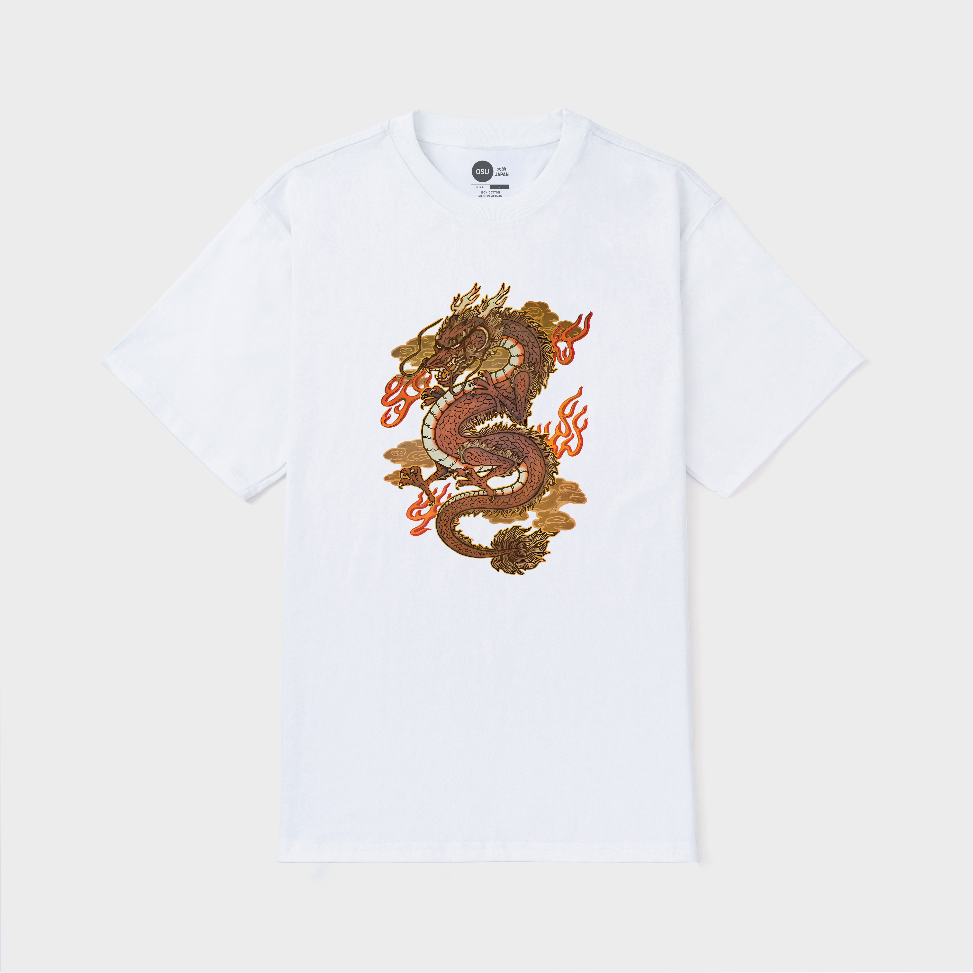 GOLDEN DRAGON T-SHIRT / TRẮNG