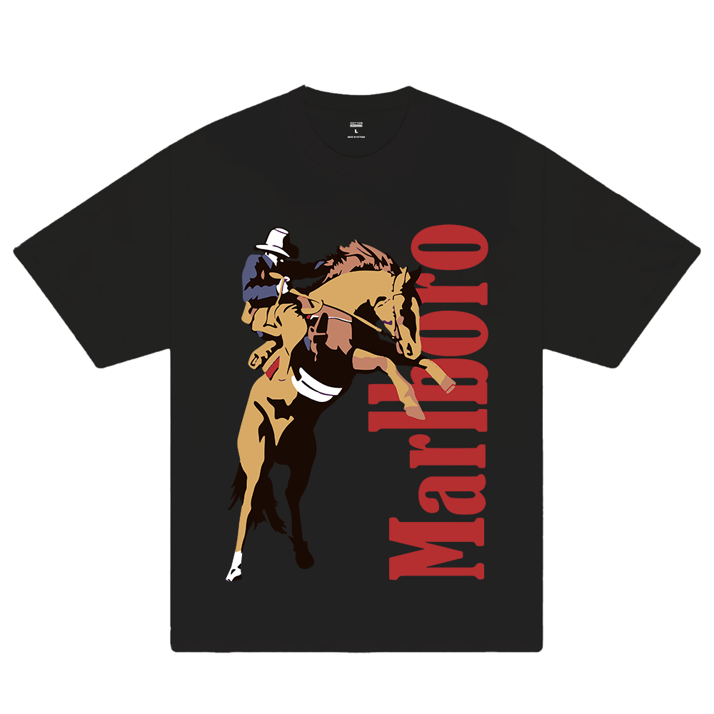 Marlboro Cowboy Saddle T-Shirt