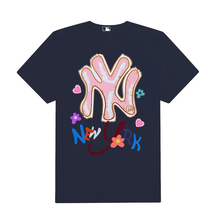 Flash Sale MLB Floral New York Yankees Cute Flower T-Shirt