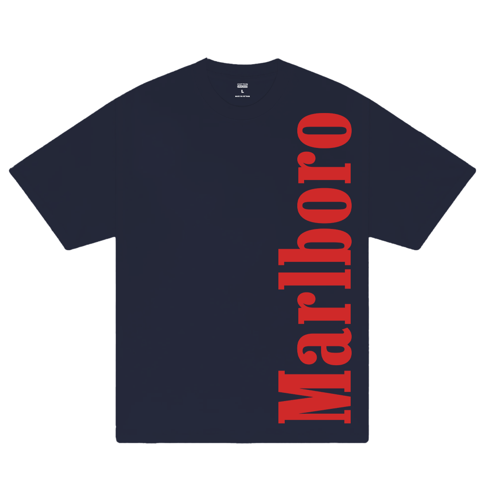 Marlboro Red Typo Logo T-Shirt