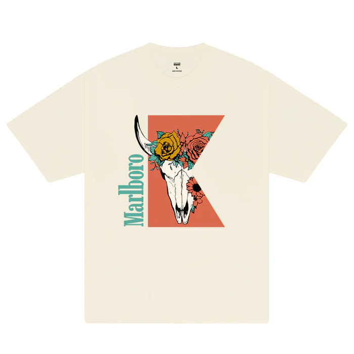 Flash Sale Marlboro Rose Skull T-Shirt