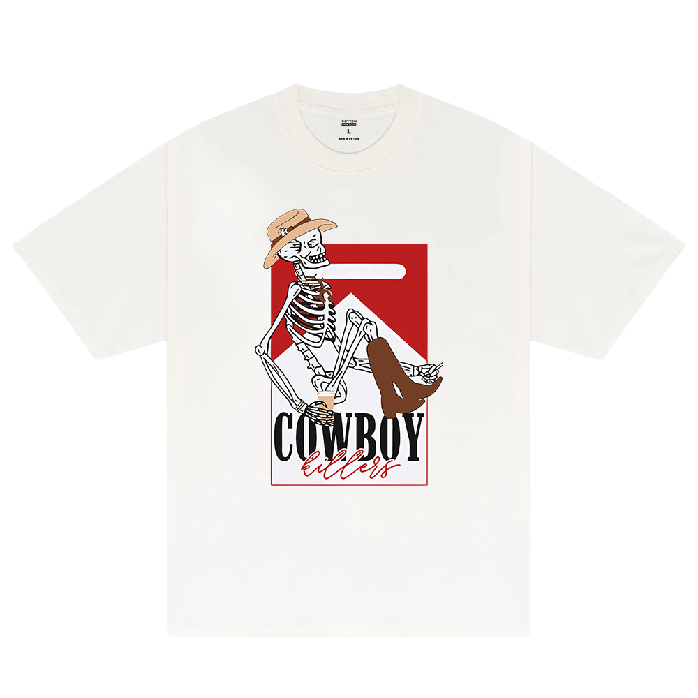 Marlboro Skeleton Cowboy Killer T-Shirt