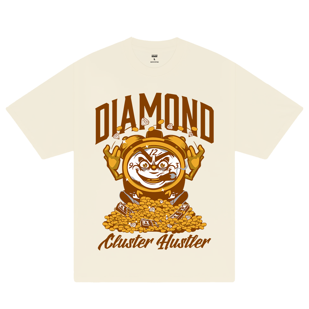 Money Diamond Cluster Hustler T-Shirt