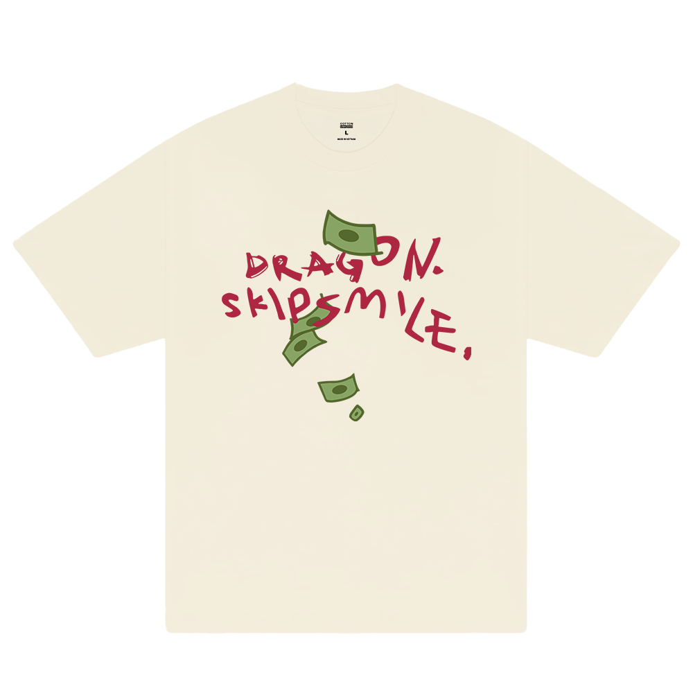 Money Dragon Skip Smile T-Shirt