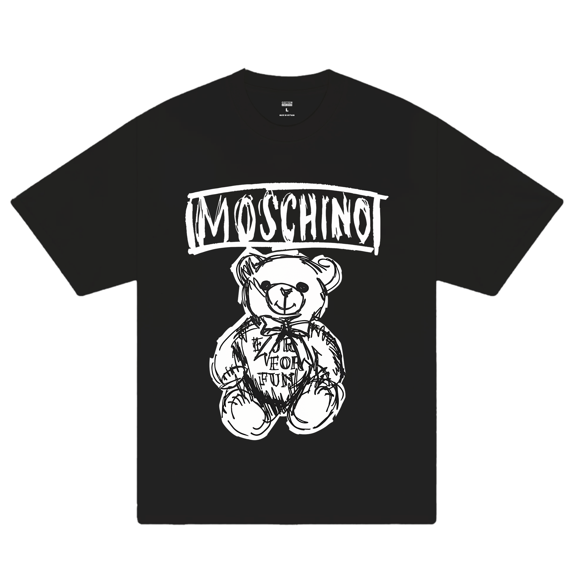 Moschino Black And White T-Shirt