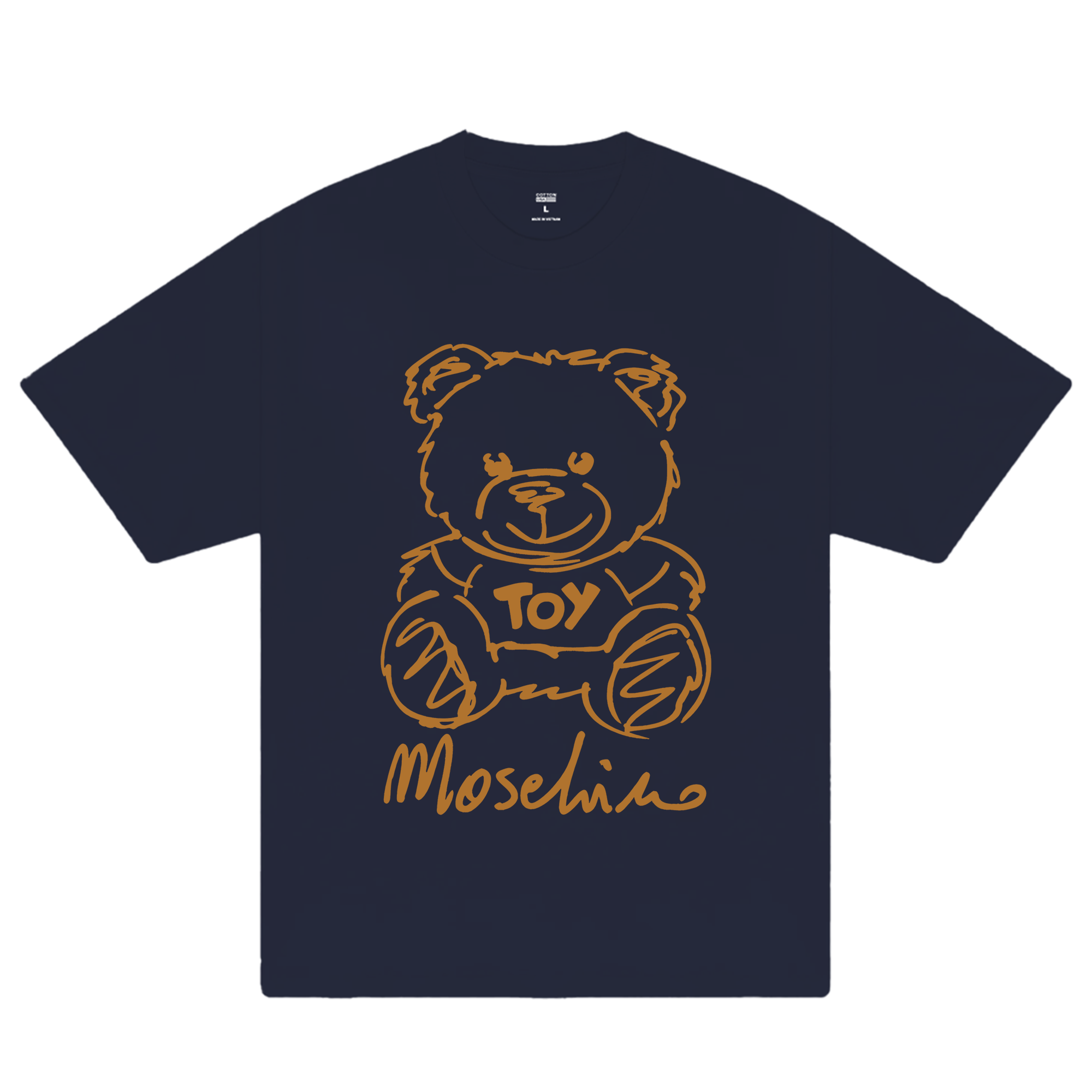 Moschino Caramel Bear Logo T-Shirt