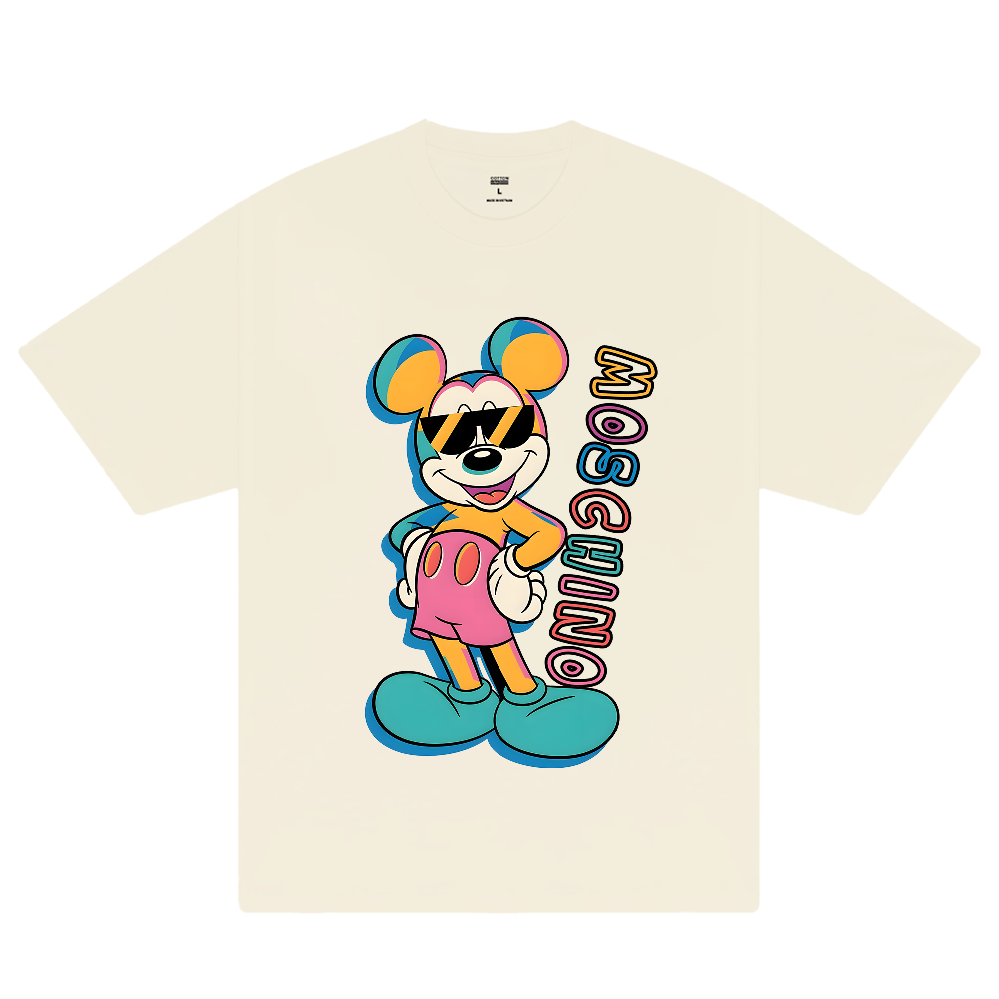 Moschino Colorful Mickey T-Shirt