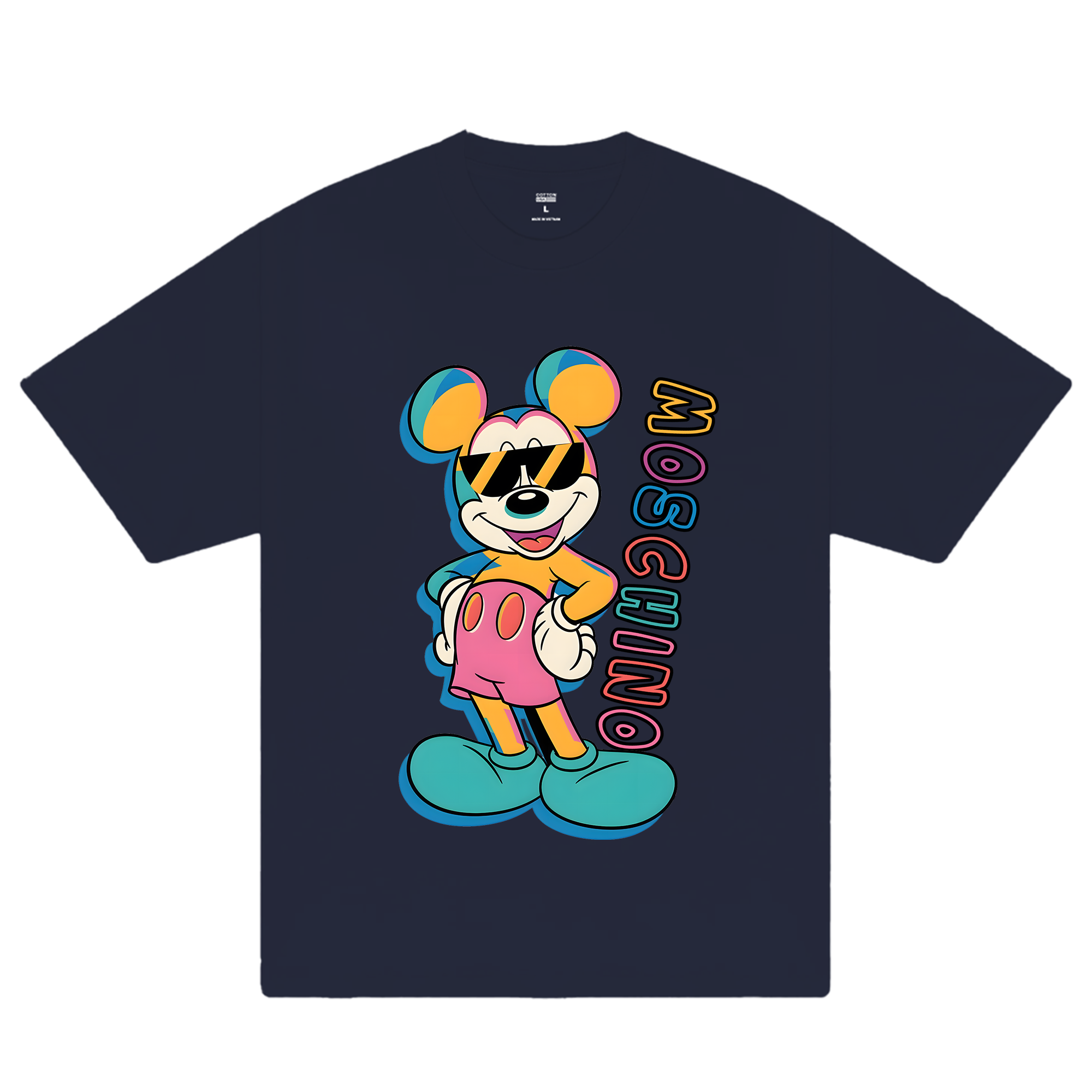 Moschino Colorful Mickey T-Shirt