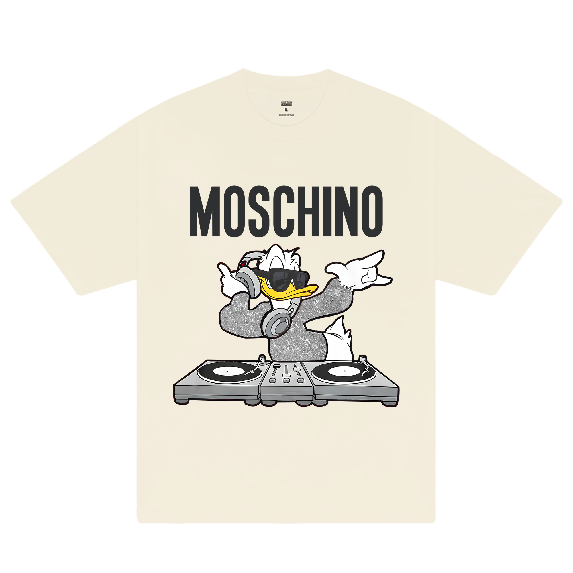 Moschino Disney Duck DJ T-Shirt