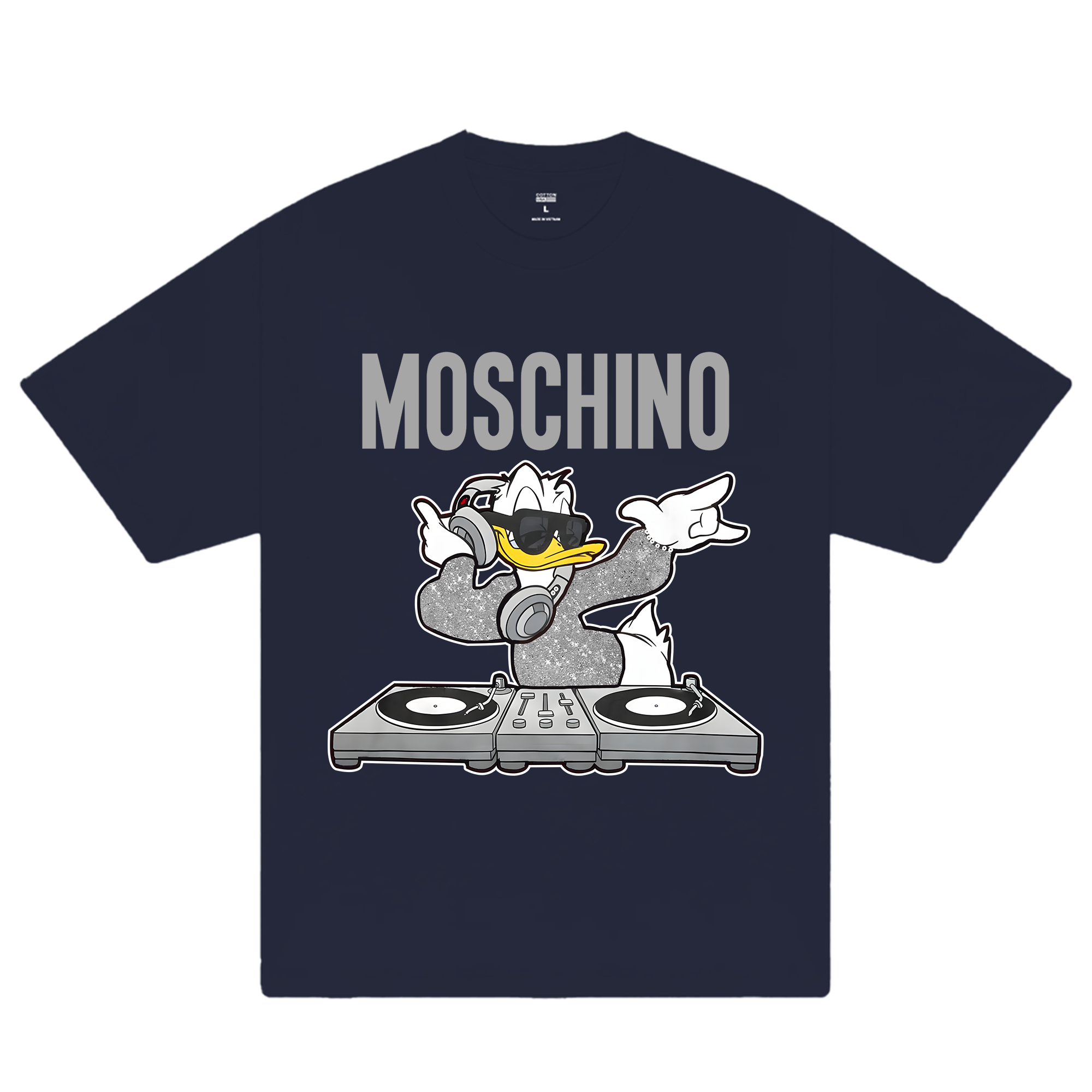 Moschino Disney Duck DJ T Shirt