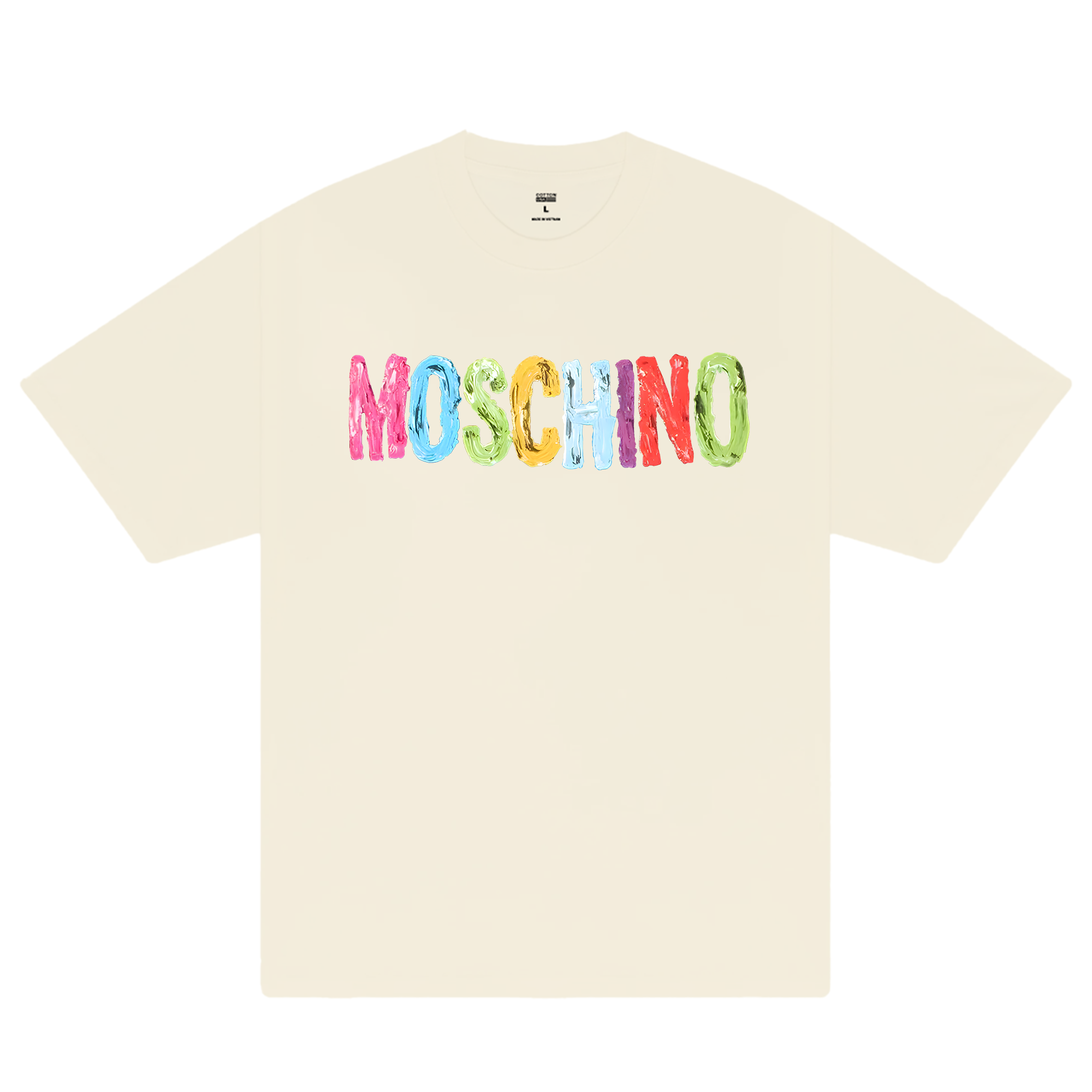 Moschino Rainbow Logo T-Shirt