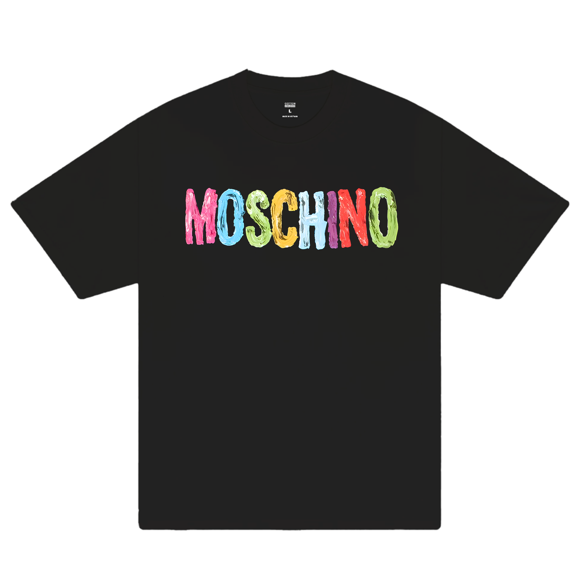 Moschino Rainbow Logo T-Shirt