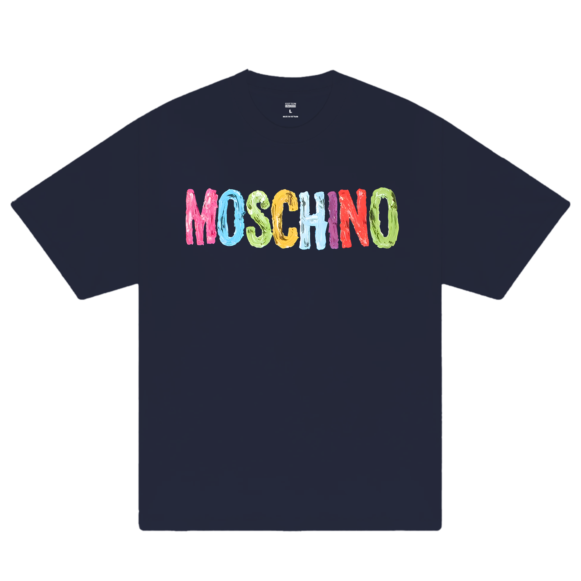 Moschino Rainbow Logo T-Shirt