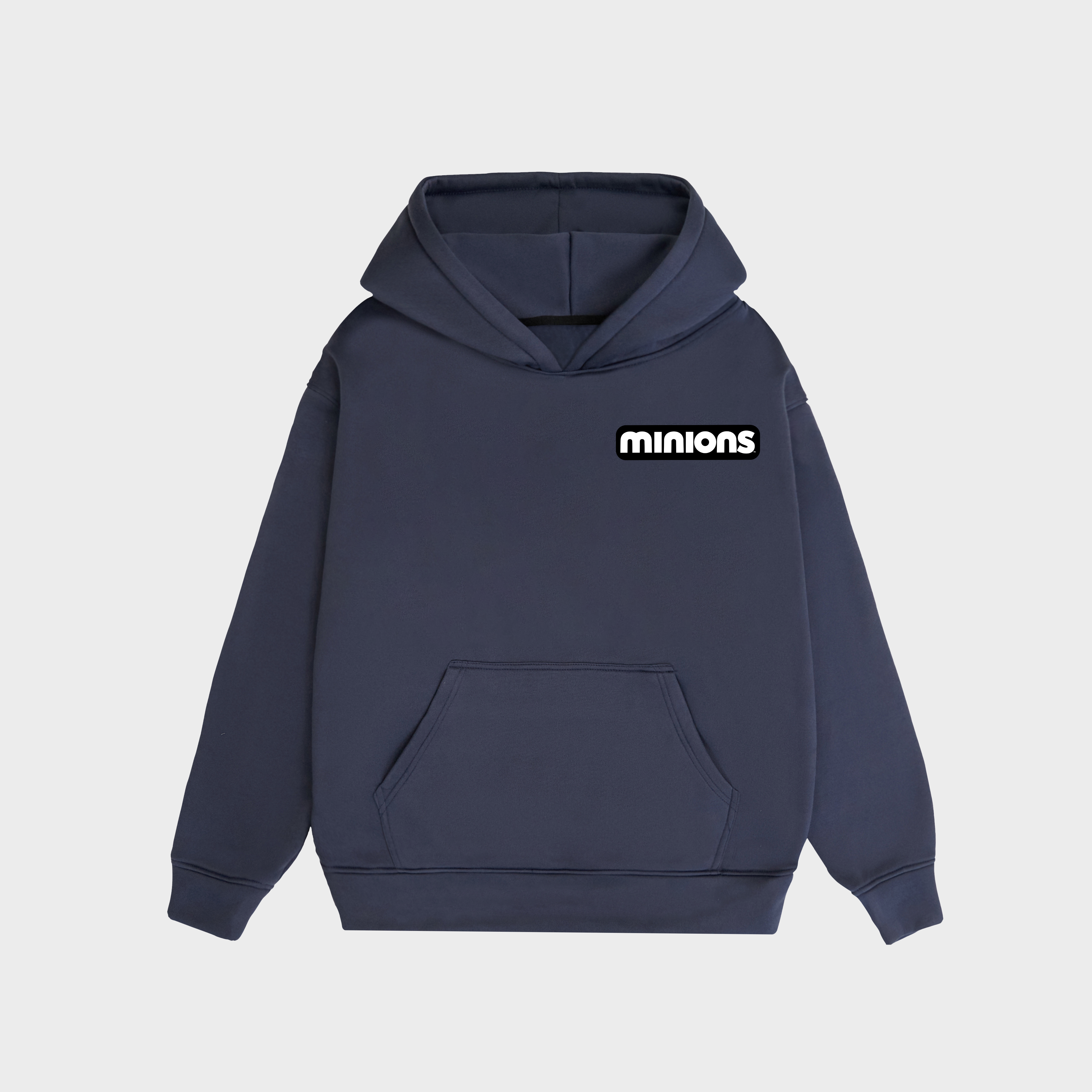 MINIONS GIRL CUT HOODIE / NAVY