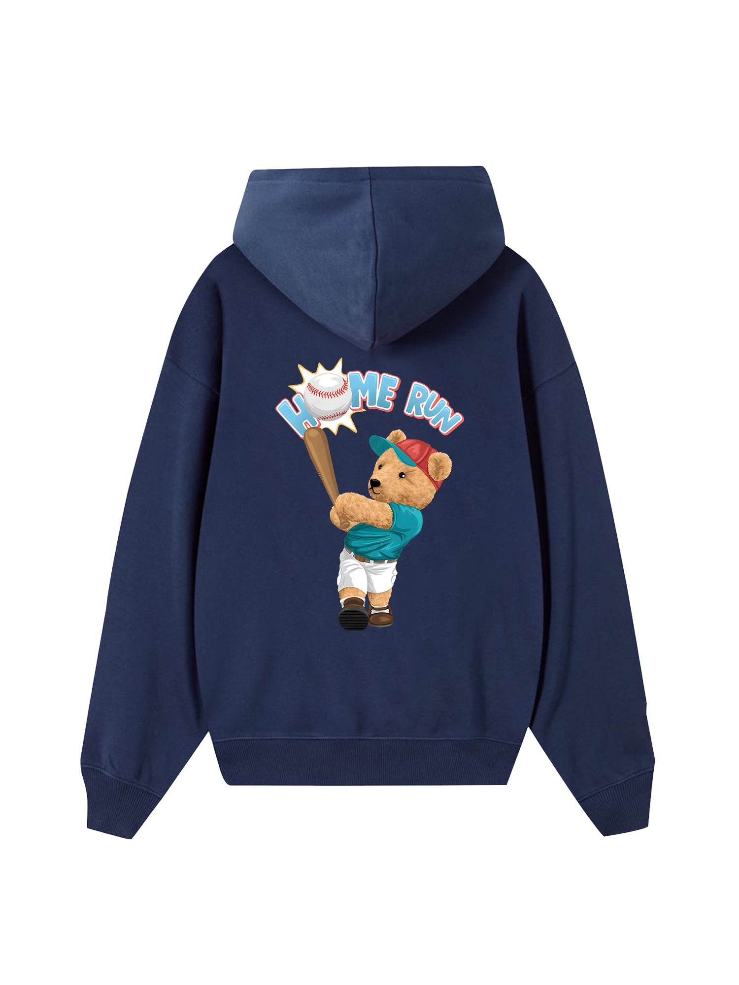 Baseball Home Run Teddy Bear Hoodie