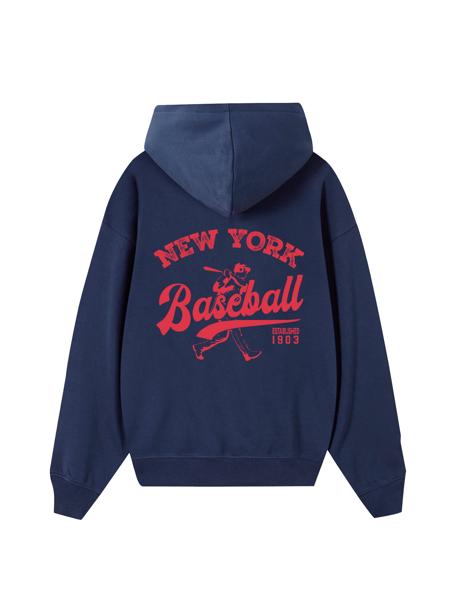 New York Baseball Pink Hoodie