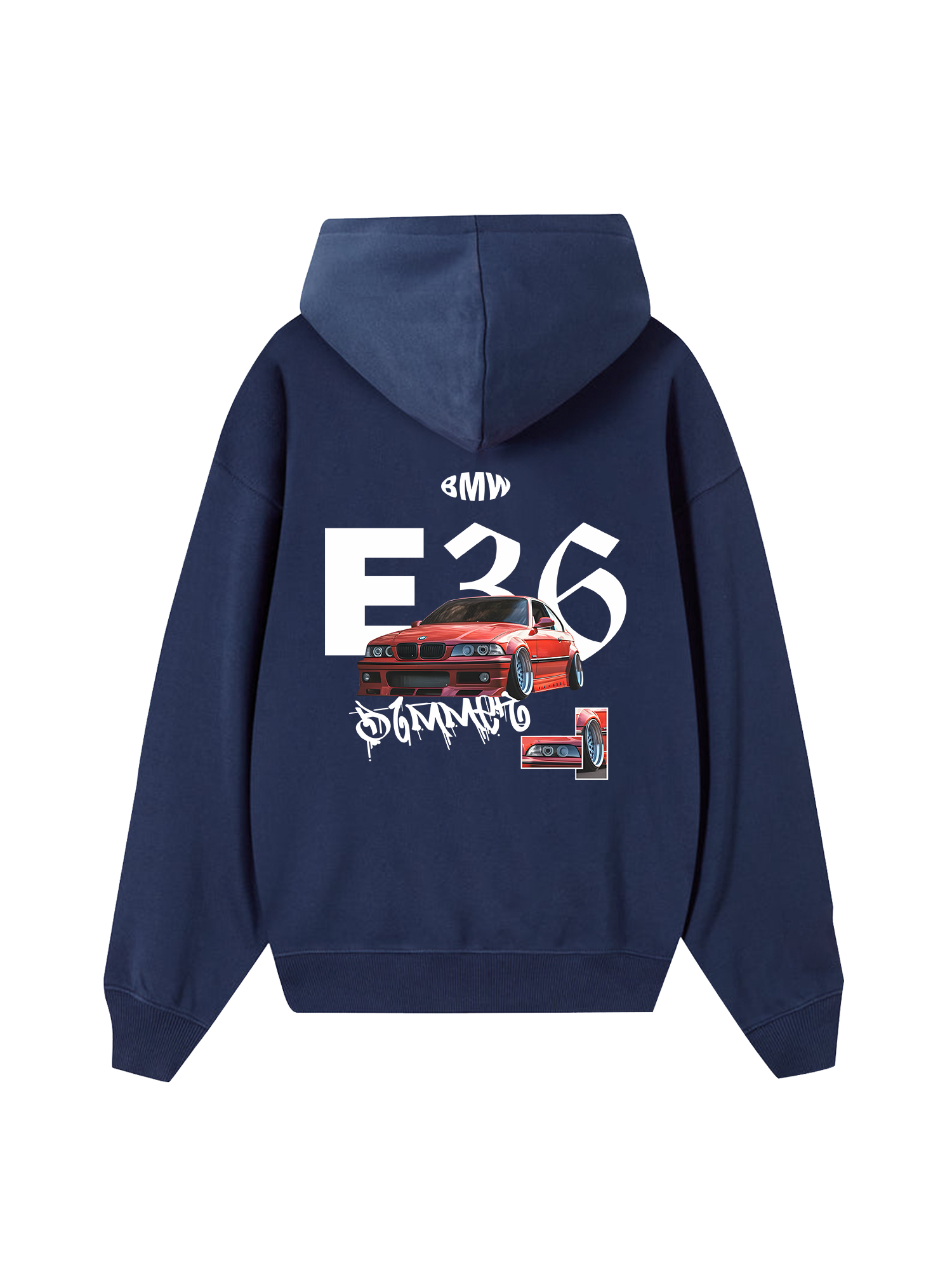 BMW E36 Crimson Hoodie