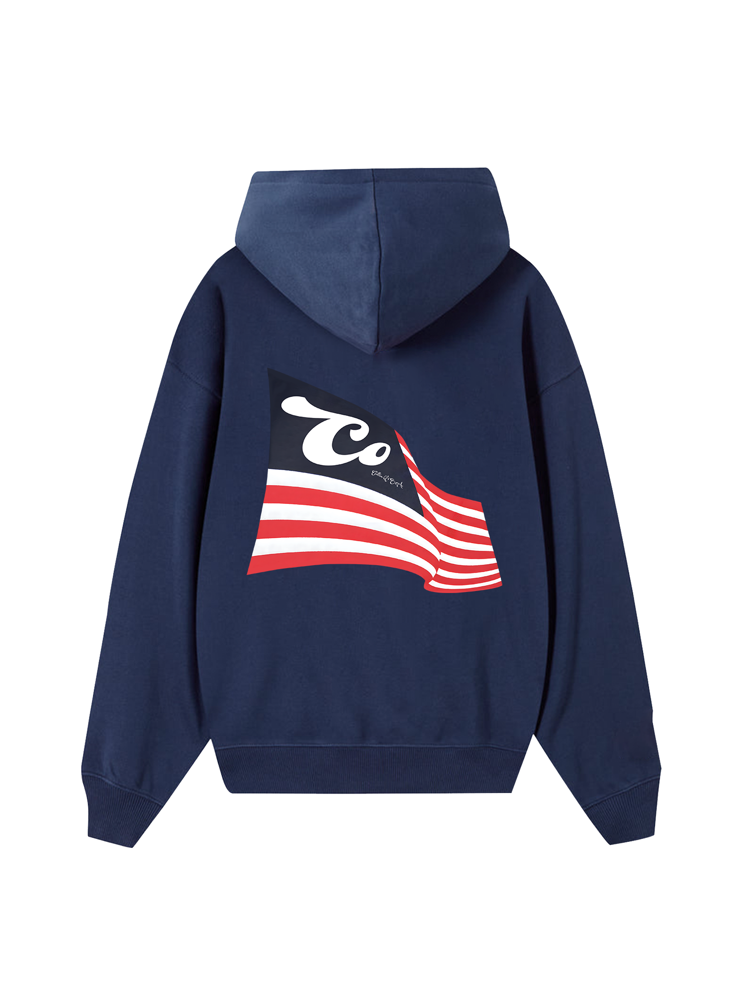 USA Cotton USA Flag Hoodie