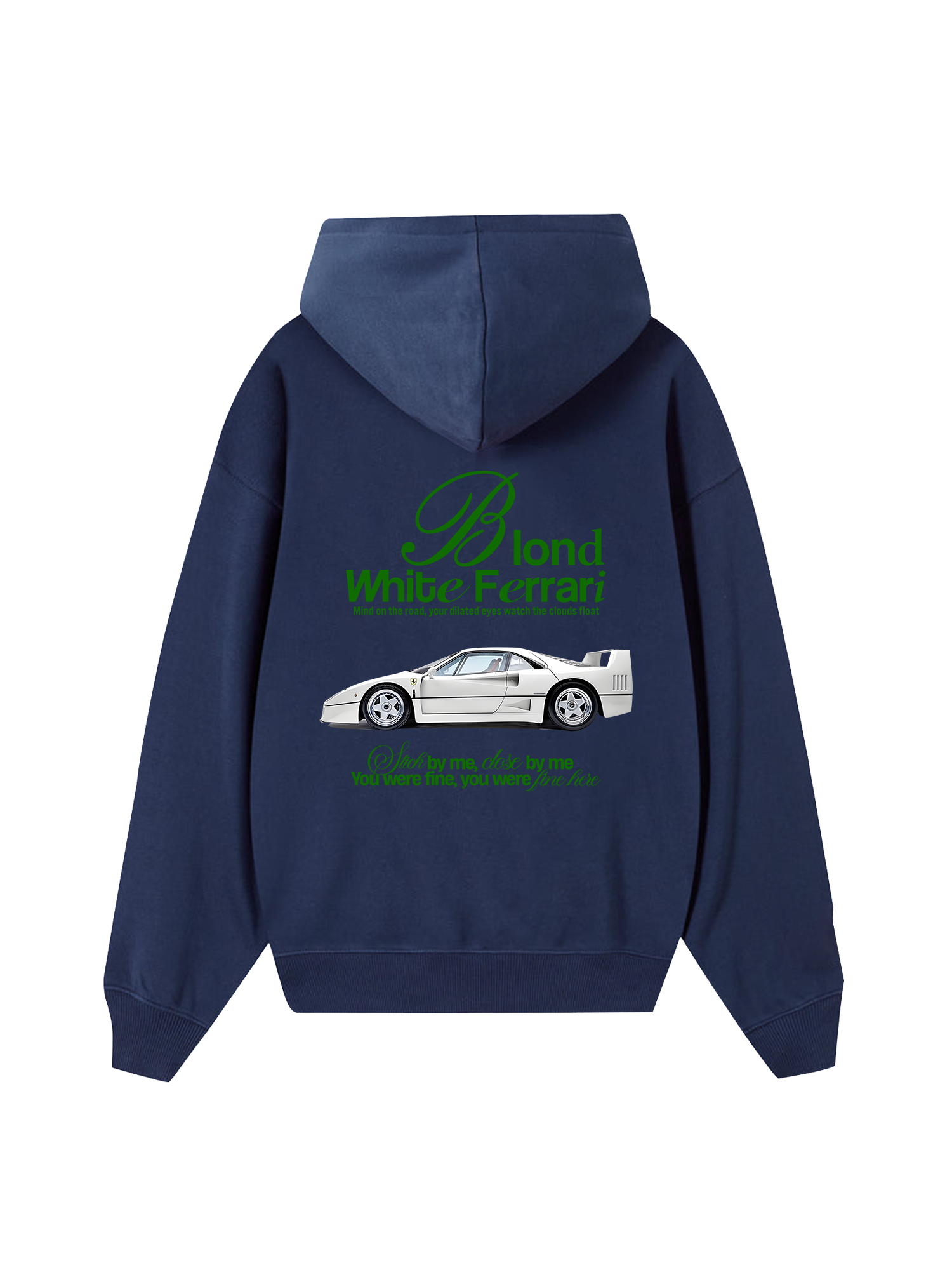 Ferrari Blond White Hoodie